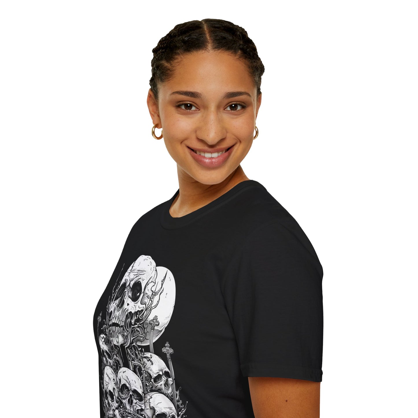 Tower of Skulls, Death Metal Tee, Goth Tee, Horror Tee