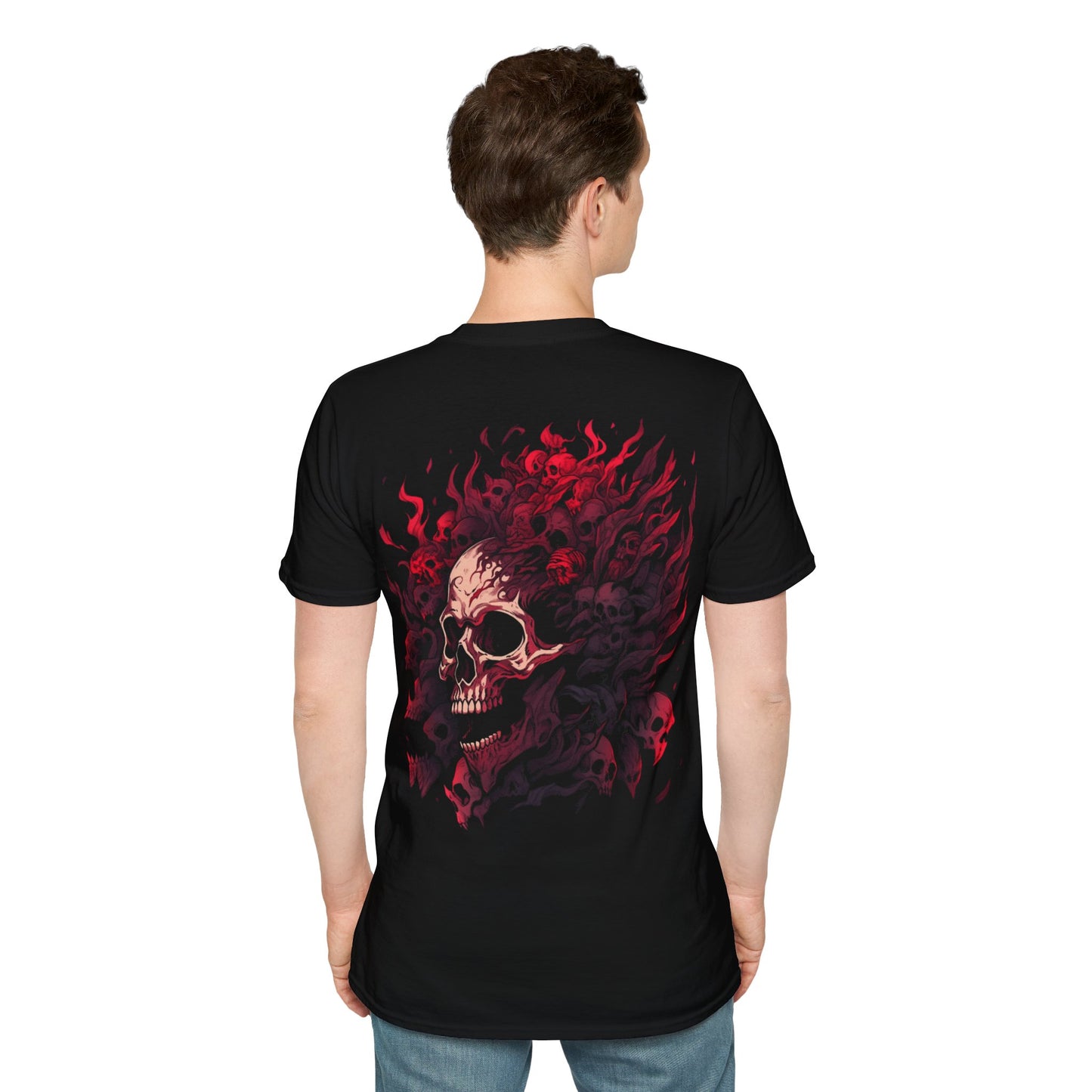 Burning Souls, Death Metal Tee, Goth Tee, Horror Tee