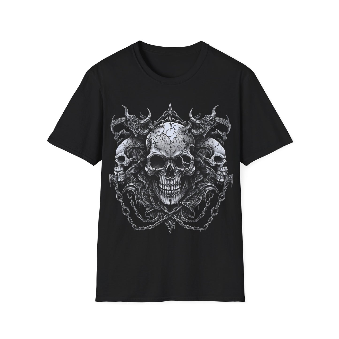 Bonebound Fury, Death Metal Tee, Goth Tee, Horror Tee