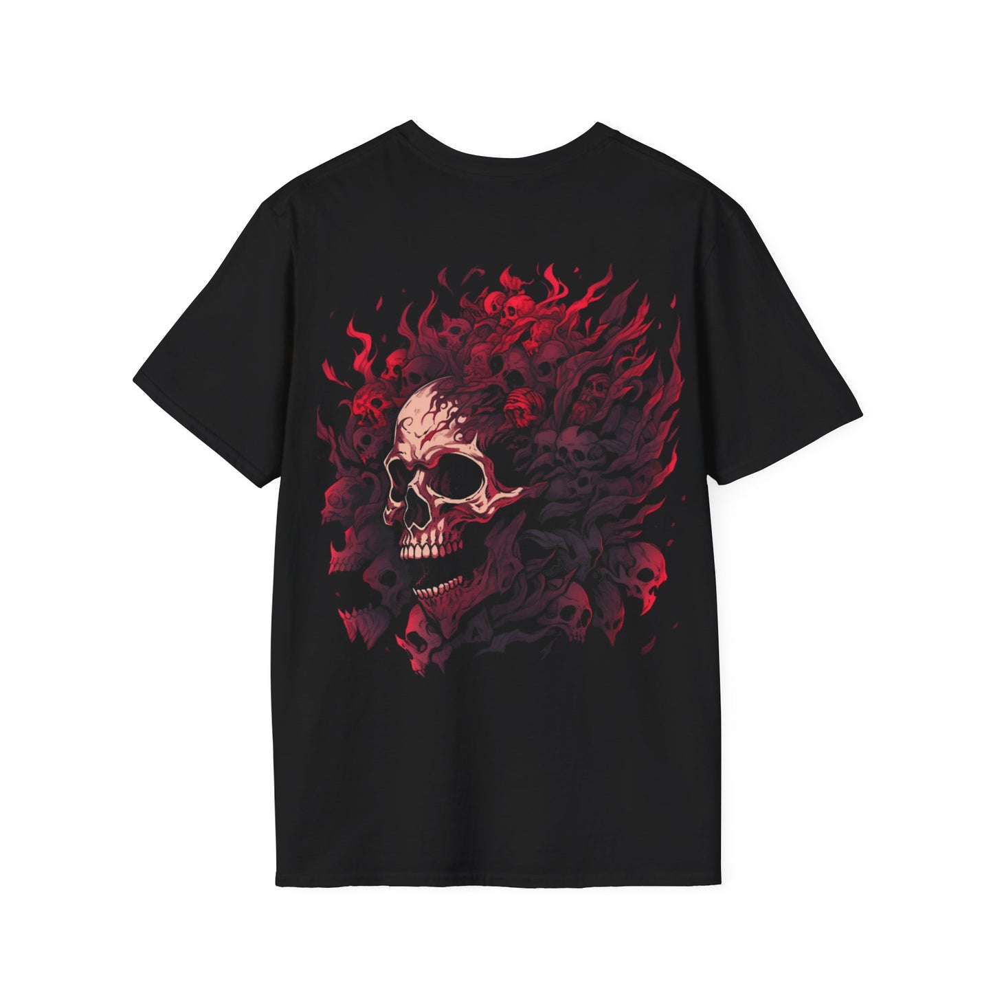 Burning Souls, Death Metal Tee, Goth Tee, Horror Tee