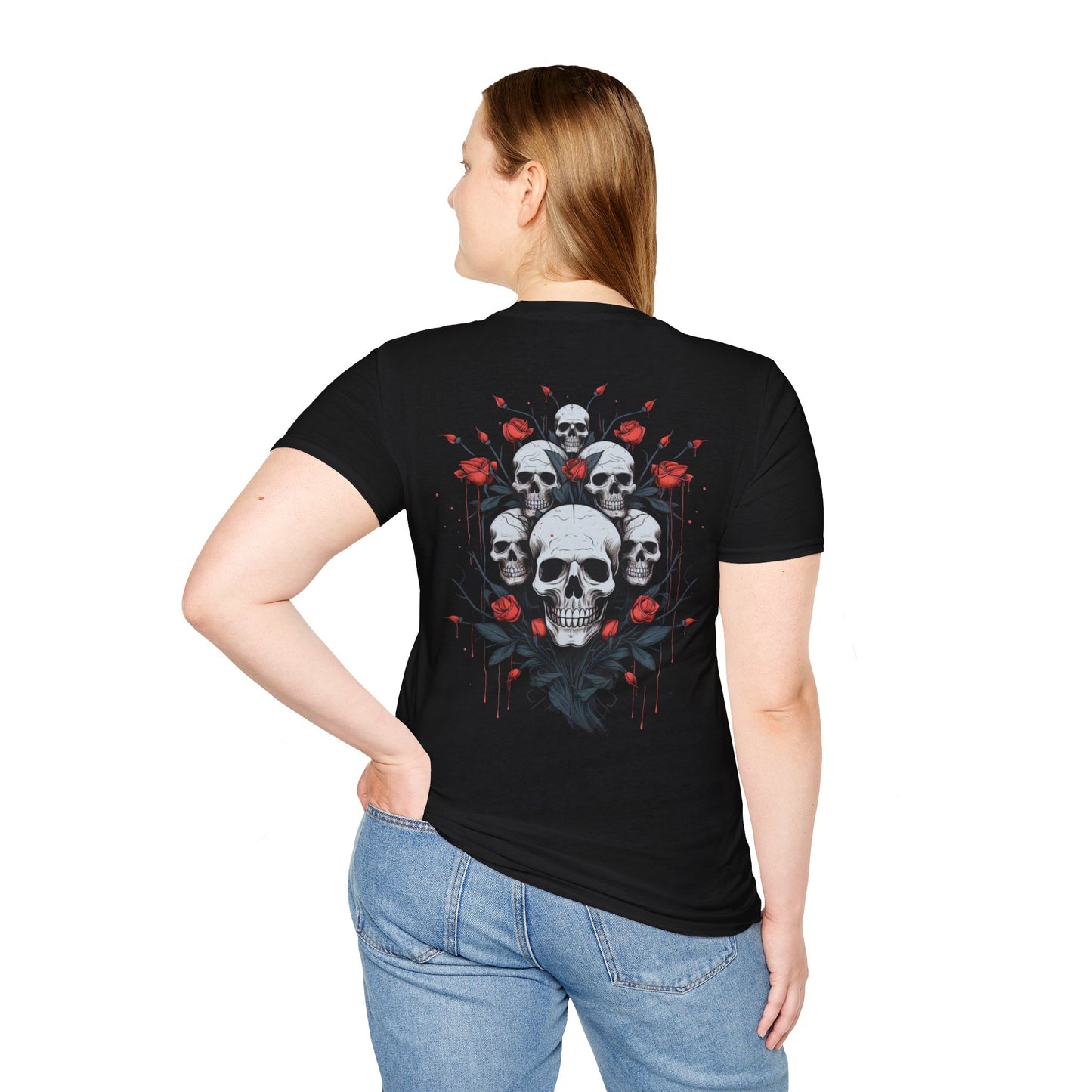 Bloody Bloom, Death Metal Tee, Goth Tee, Horror Tee