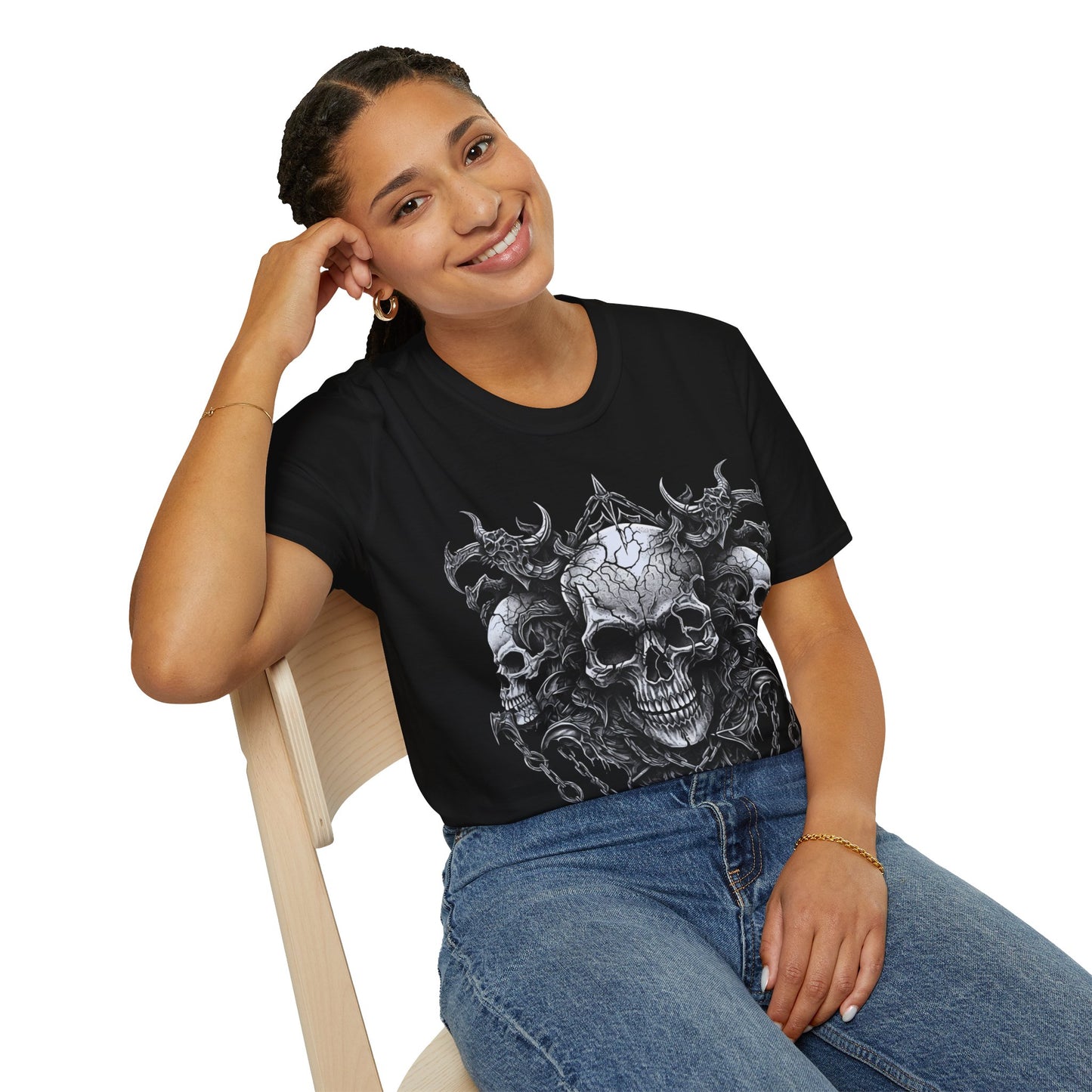 Bonebound Fury, Death Metal Tee, Goth Tee, Horror Tee