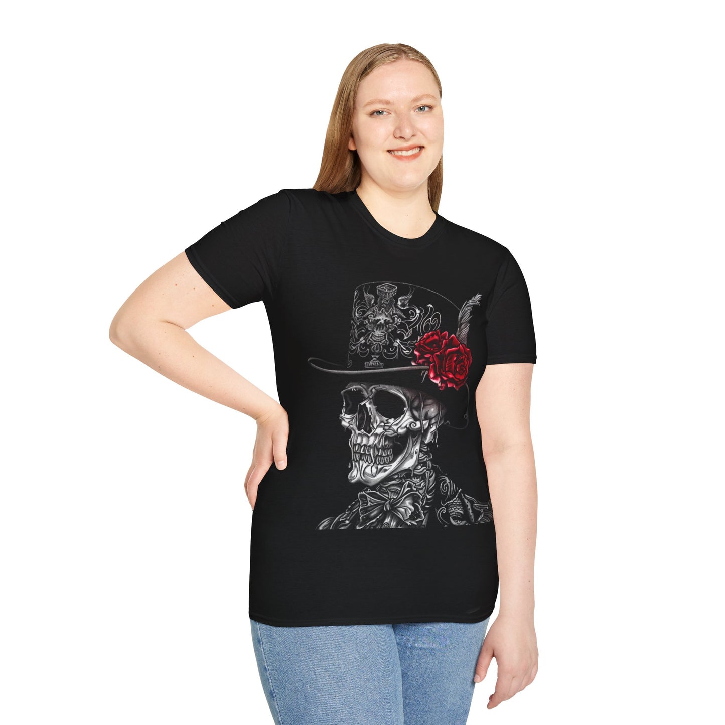 Rose of the Dead, Death Metal Tee, Goth Tee, Horror Tee