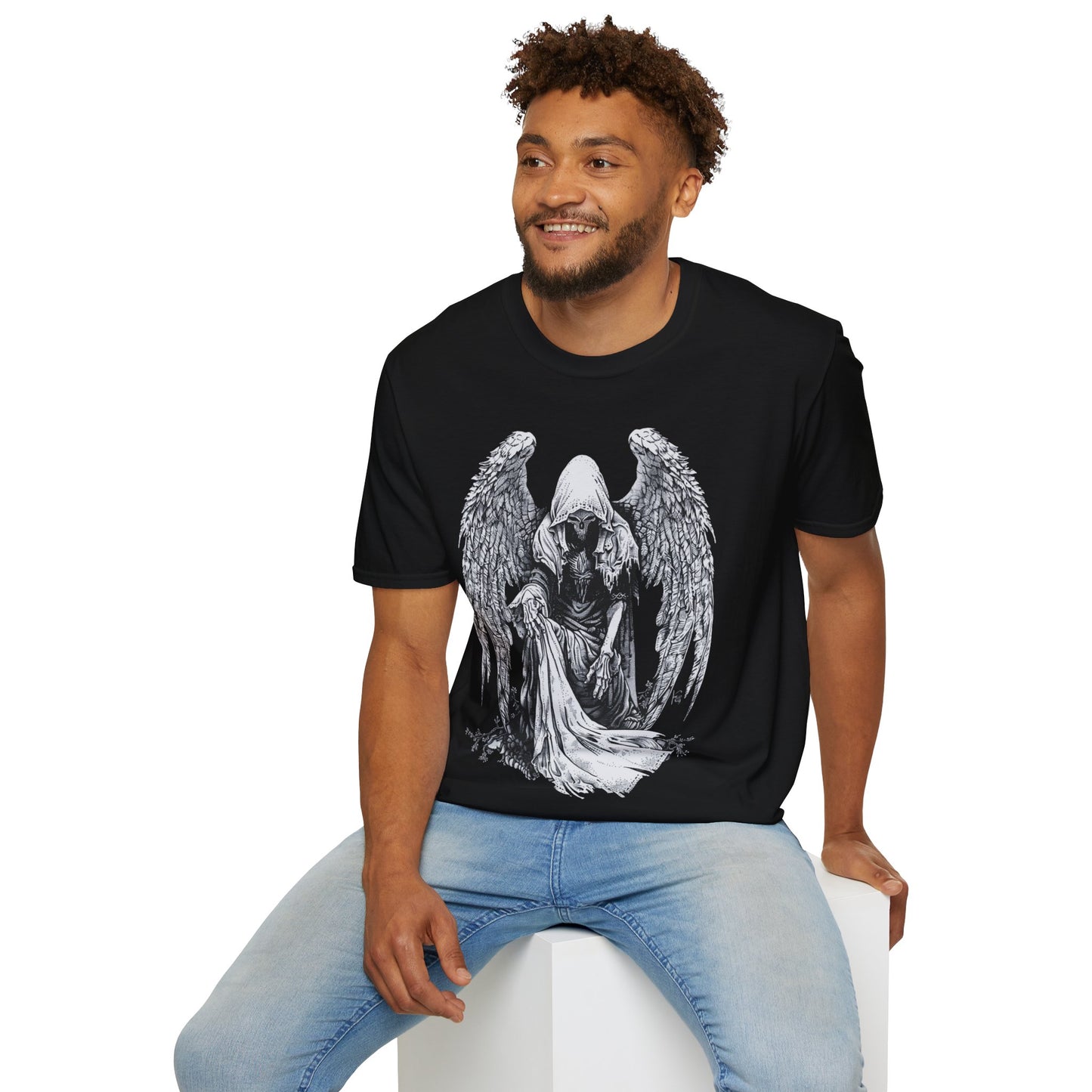 Angel of Ruin, Death Metal Tee, Goth Tee, Horror Tee