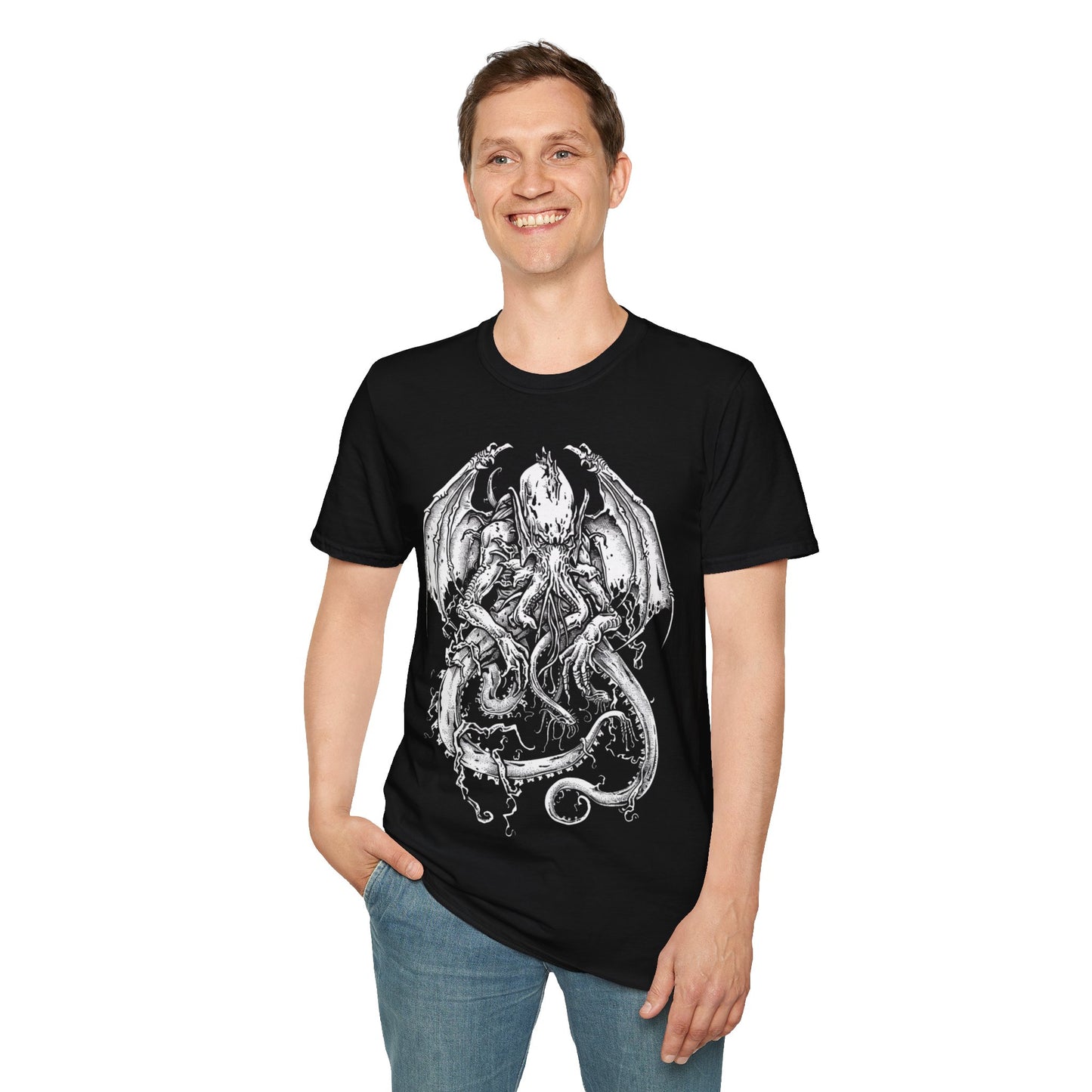 Ancient Leviathan, Death Metal Tee, Goth Tee, Horror Tee