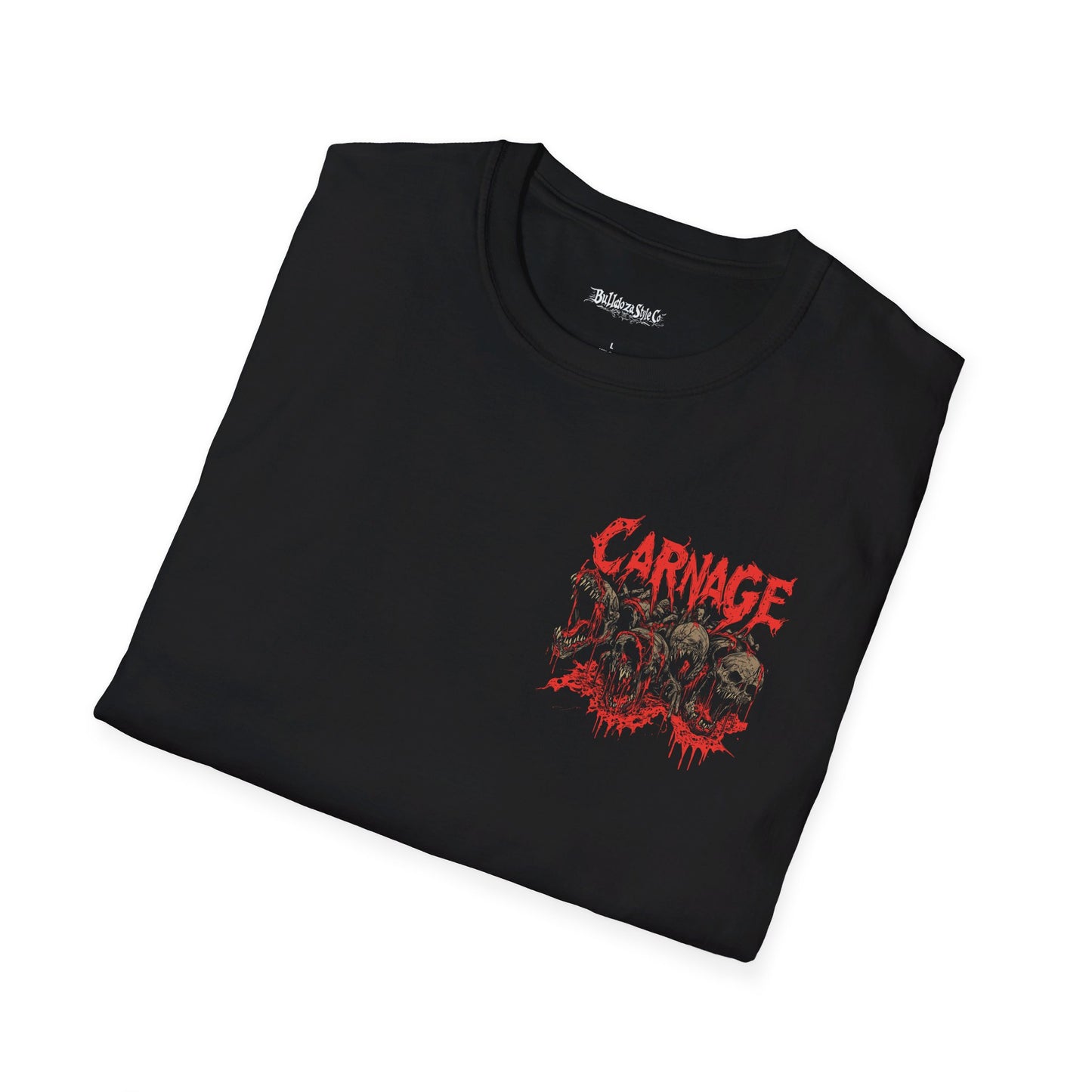 "CARNAGE" Death Metal Tee 2 , Death Metal Graphic Tee, Heavy Metal Tee, Heavy Metal, Goth T-Shirt, Goth, Goth, Grunge, Metal, Punk, Emo, Rock, Horror