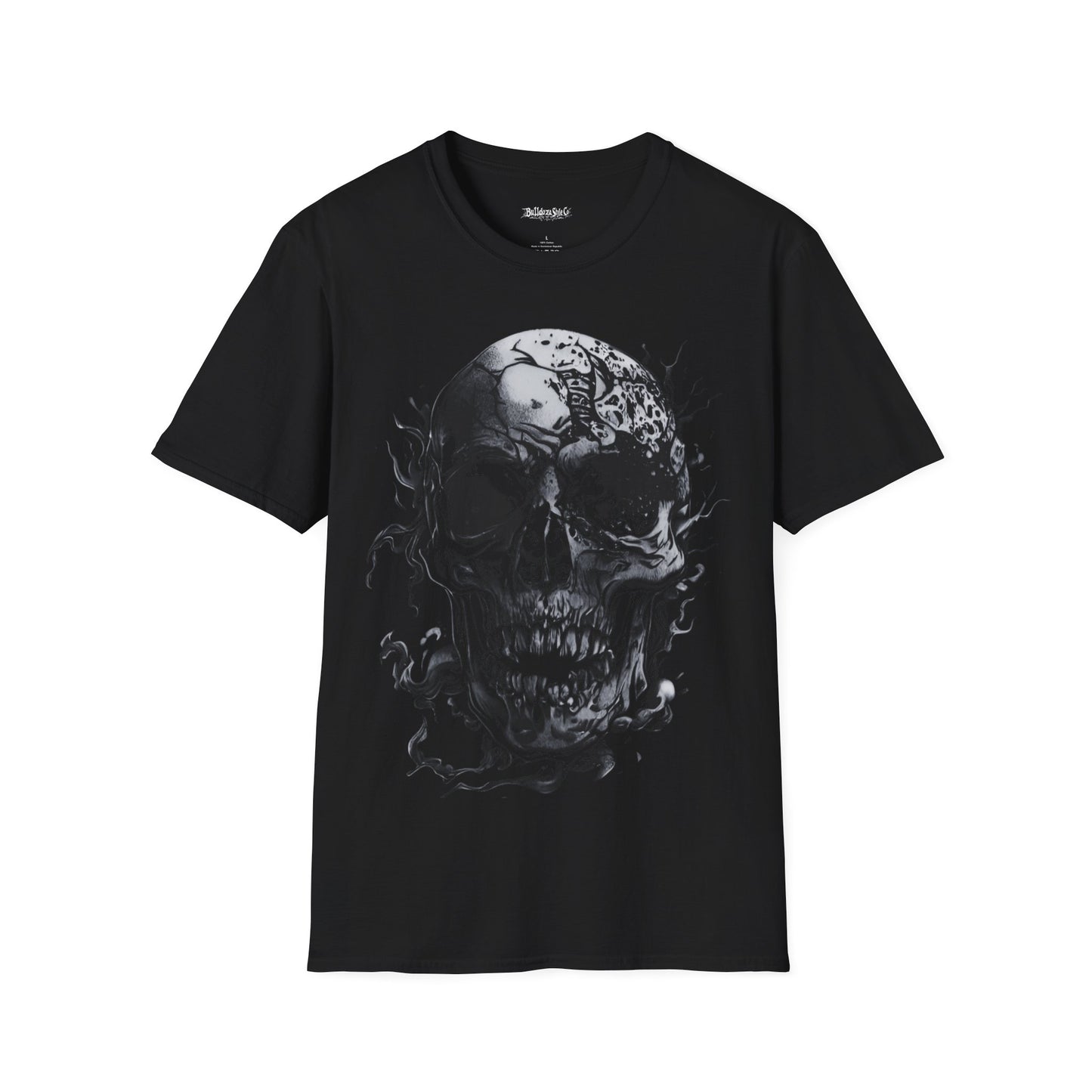 Shadow Skull, Death Metal Tee, Goth Tee, Horror Tee