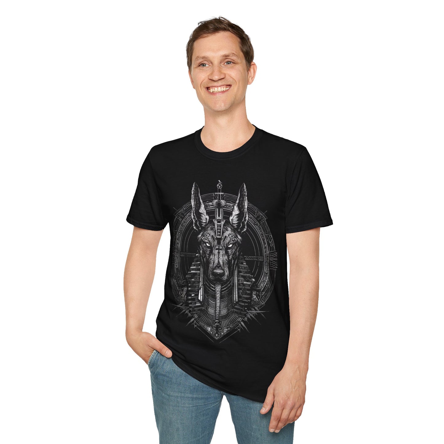 Cyber Anubis, Death Metal Tee, Goth Tee, Horror Tee