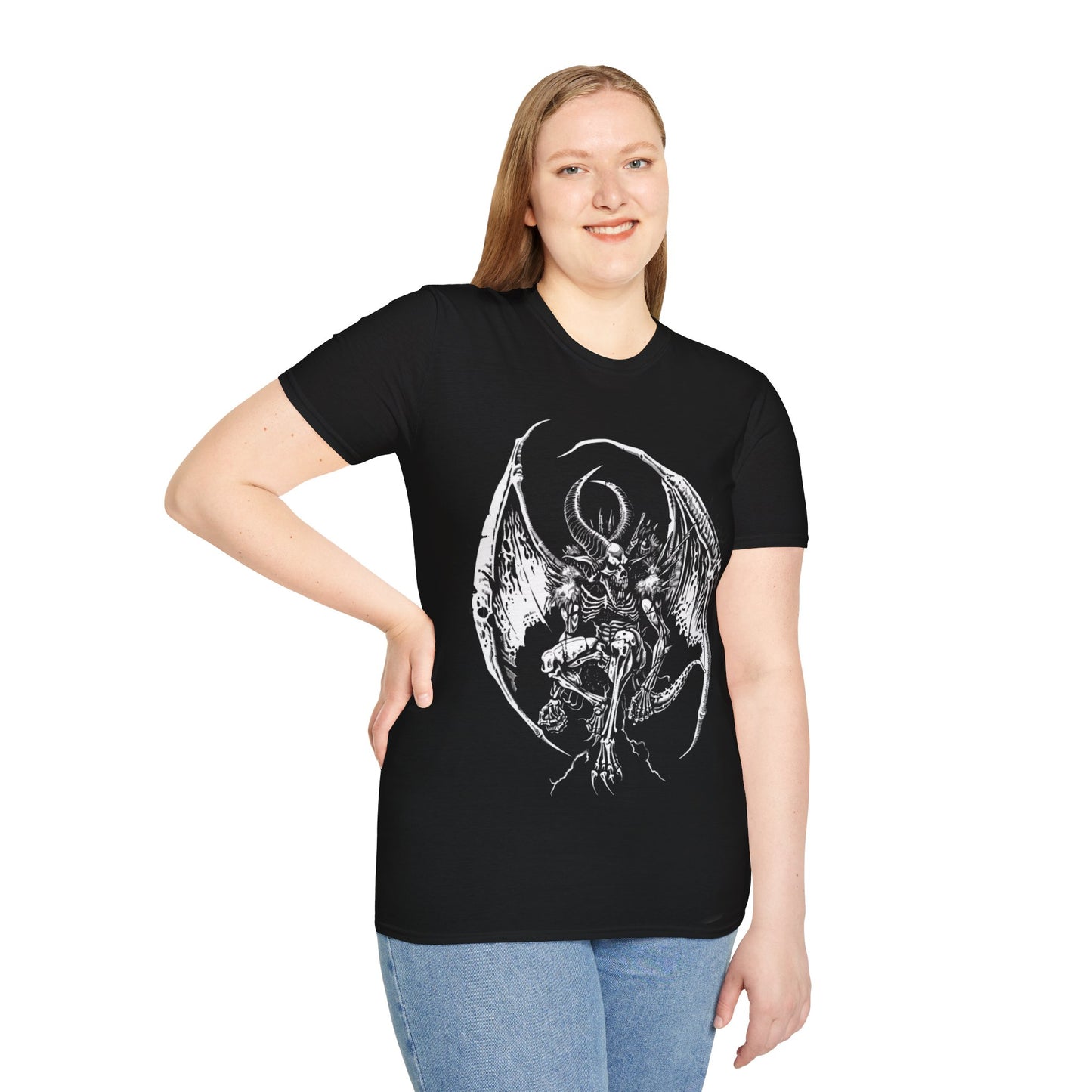 Demonic Overlord, Death Metal Tee, Goth Tee, Horror Tee