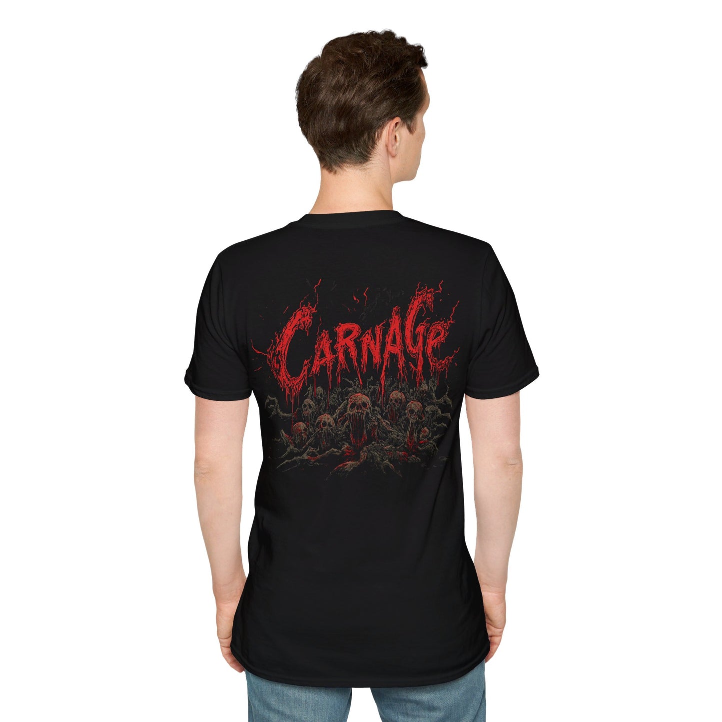 "CARNAGE" Death Metal Tee 1, Death Metal Graphic Tee, Heavy Metal Tee, Heavy Metal, Goth T-Shirt, Goth, Goth, Grunge, Metal, Punk, Emo, Rock, Horror