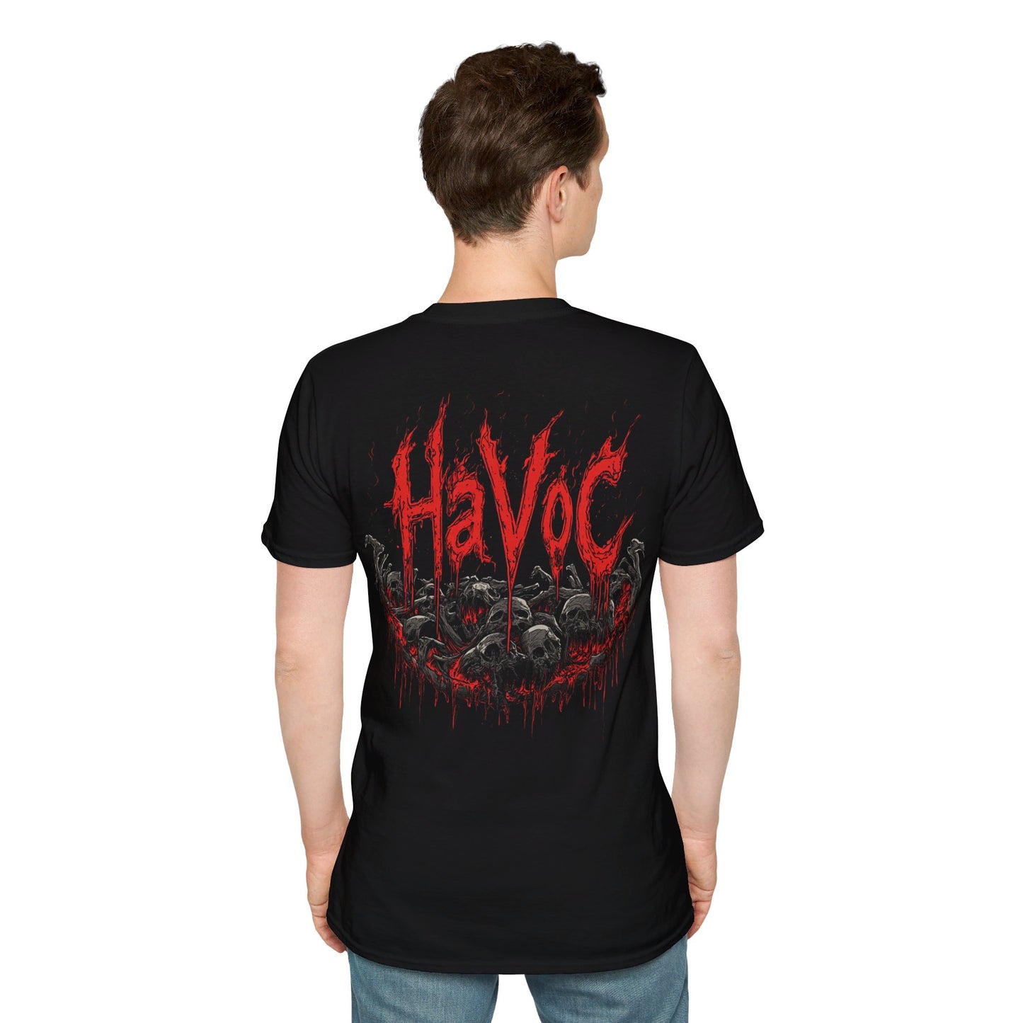 "HAVOC" Death Metal Tee 2, Death Metal Graphic Tee, Heavy Metal Tee, Heavy Metal, Goth T-Shirt, Goth, Goth, Grunge, Metal, Punk, Emo, Rock, Horror