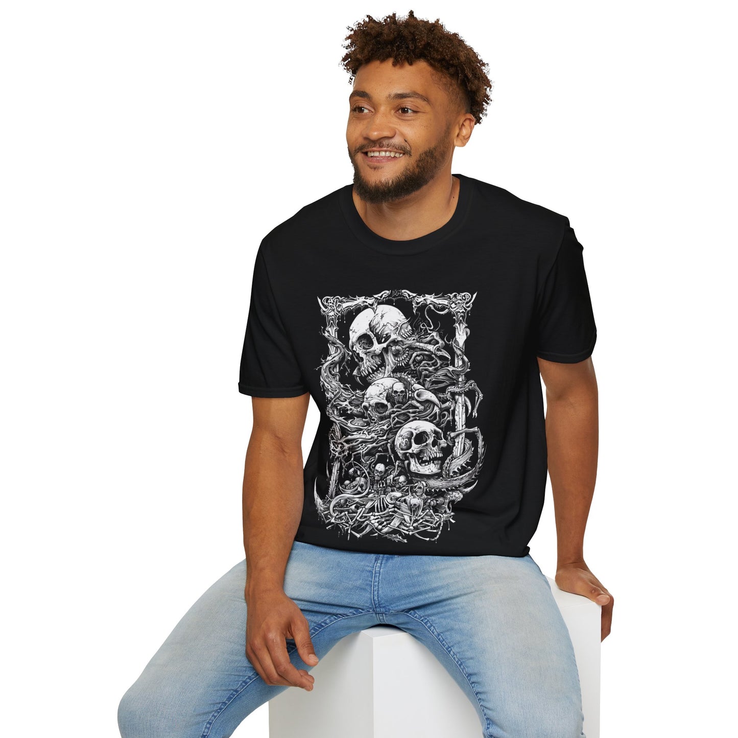 Chained to Oblivion, Death Metal Tee, Goth Tee, Horror Tee