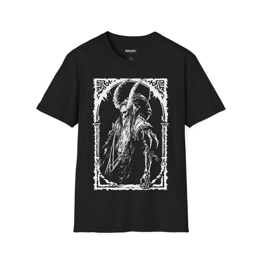 Horned Reaper, Death Metal Tee, Goth Tee, Horror Tee