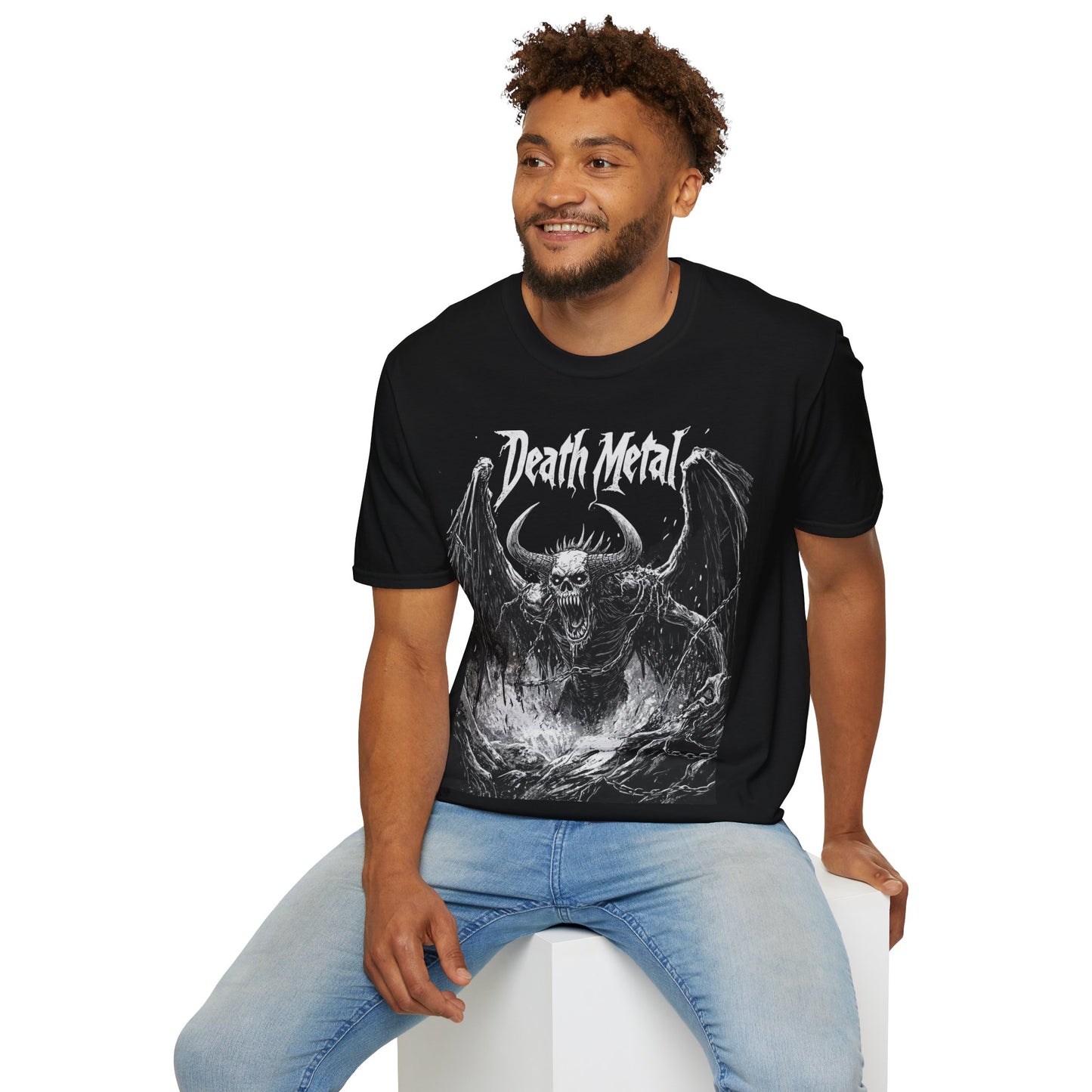 Infernal Beast, Death Metal Tee, Goth Tee, Horror Tee