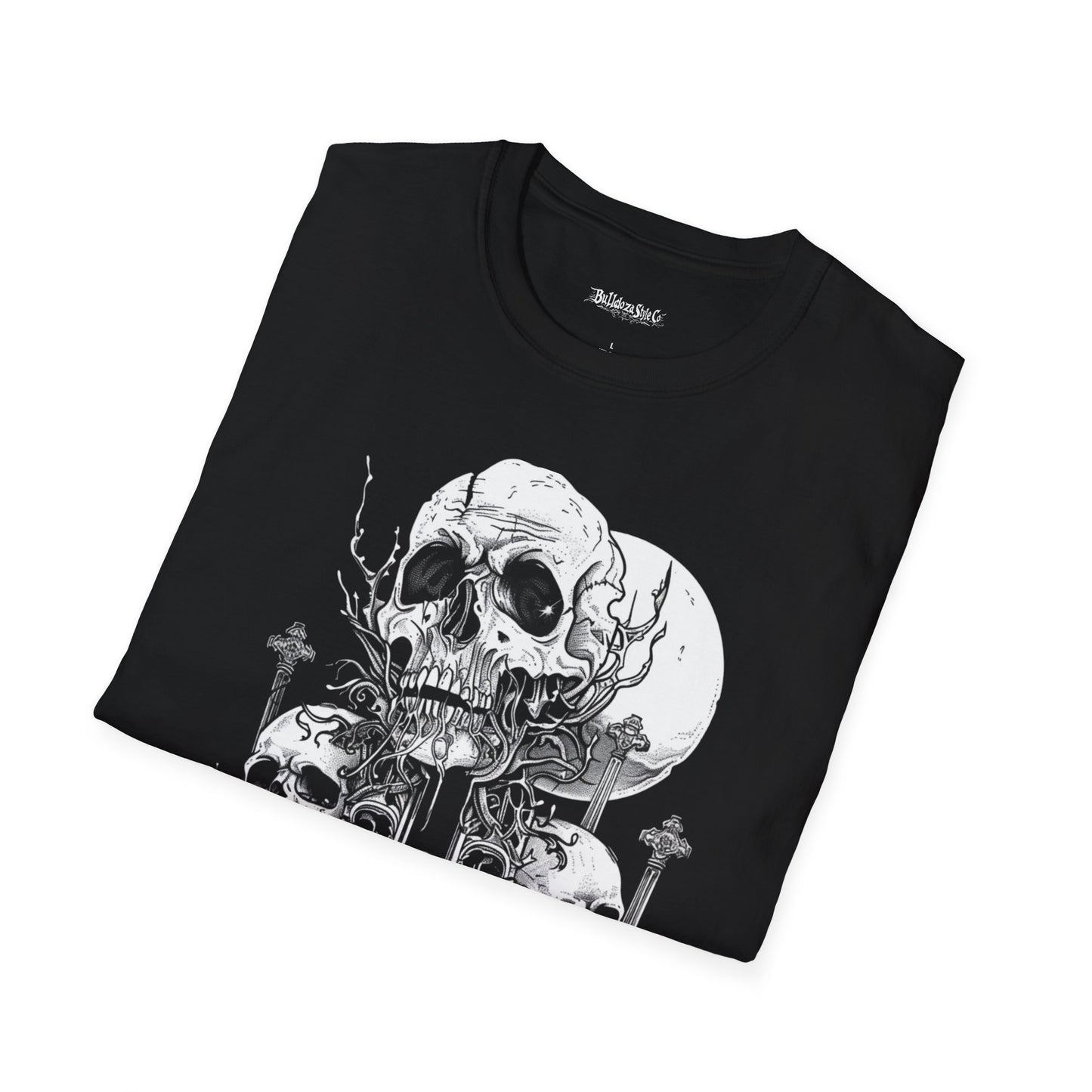 Tower of Skulls, Death Metal Tee, Goth Tee, Horror Tee