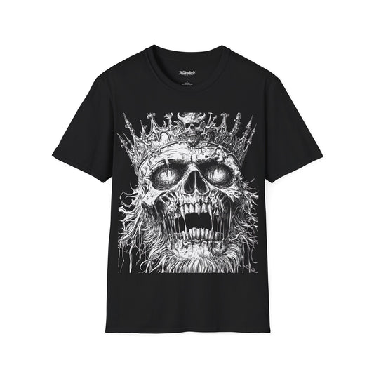 Cursed Monarch, Death Metal Tee, Goth Tee, Horror Tee