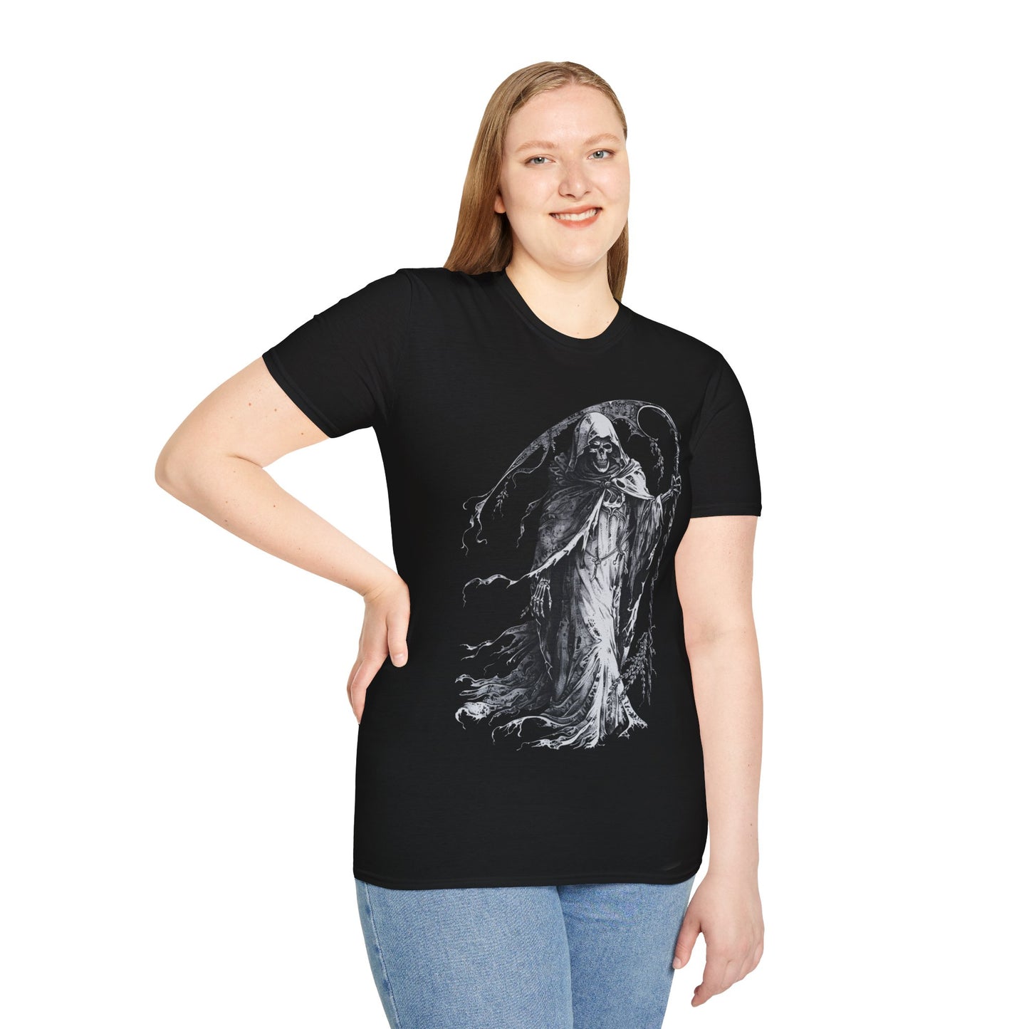 Reaper's Cloak. Death Metal Tee, Goth Tee, Horror Tee