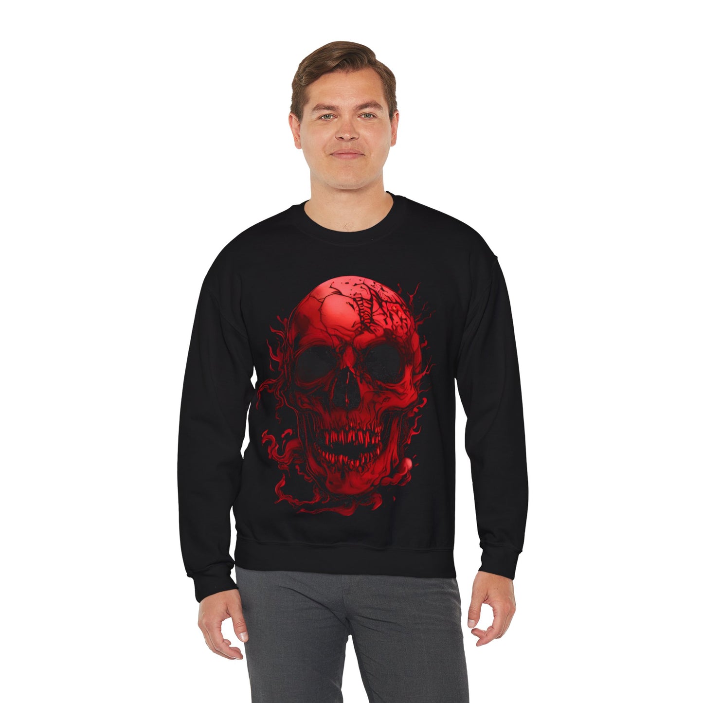 Death Metal Unisex Heavy Blend™ Crewneck Sweatshirt s1