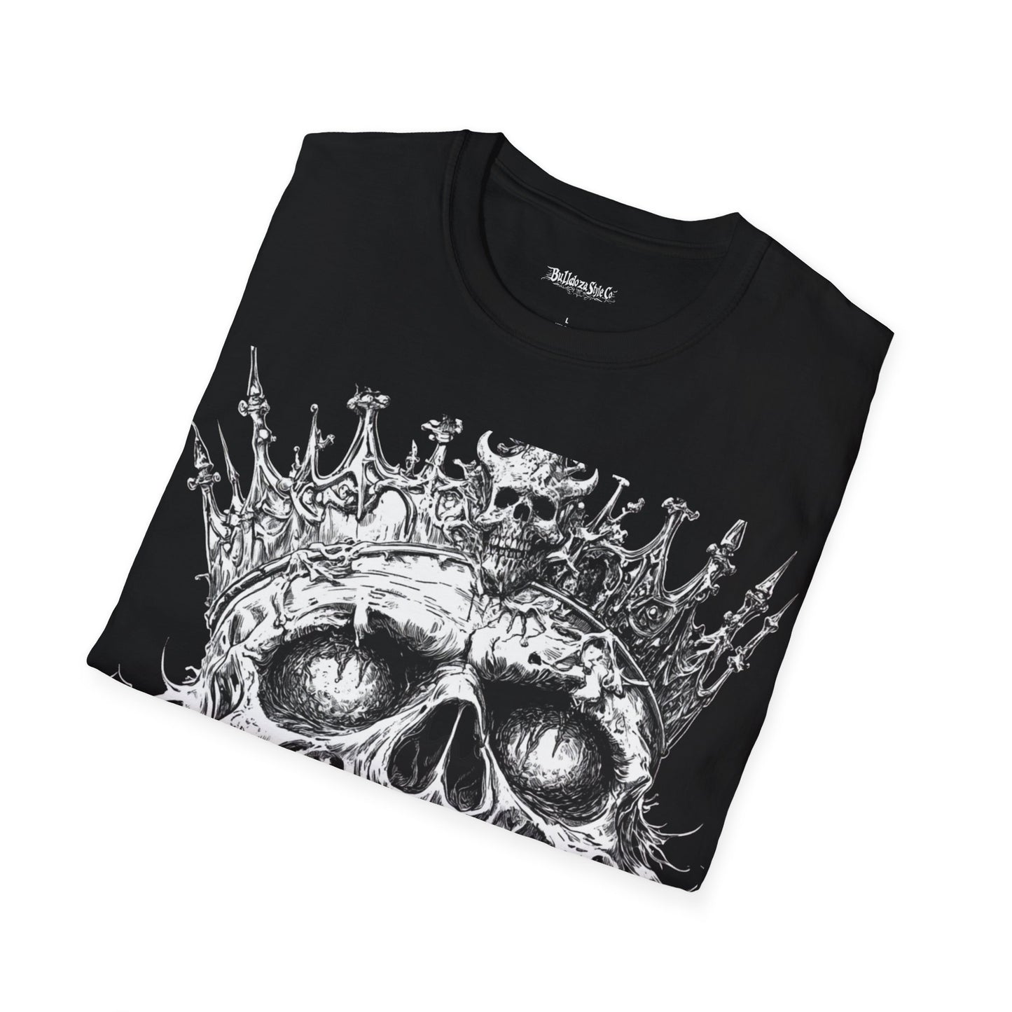 Cursed Monarch, Death Metal Tee, Goth Tee, Horror Tee