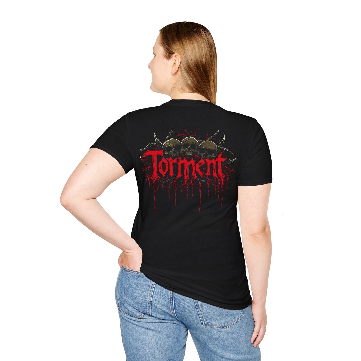 Tormented Grip, Death Metal Tee, Goth Tee, Horror Tee