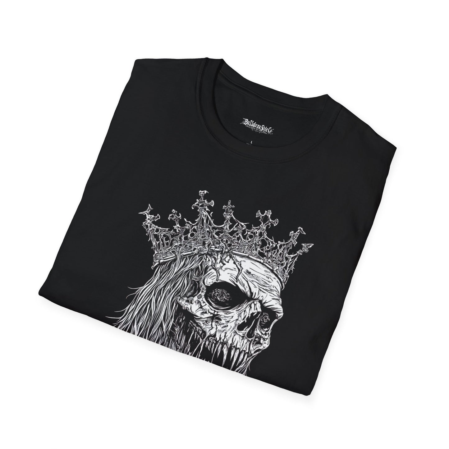 Bone King, Death Metal Tee, Goth Tee, Horror Tee