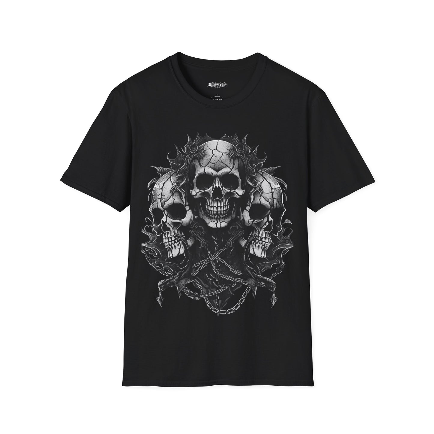 Chains of Death, Death Metal Tee, Goth Tee, Horror Tee