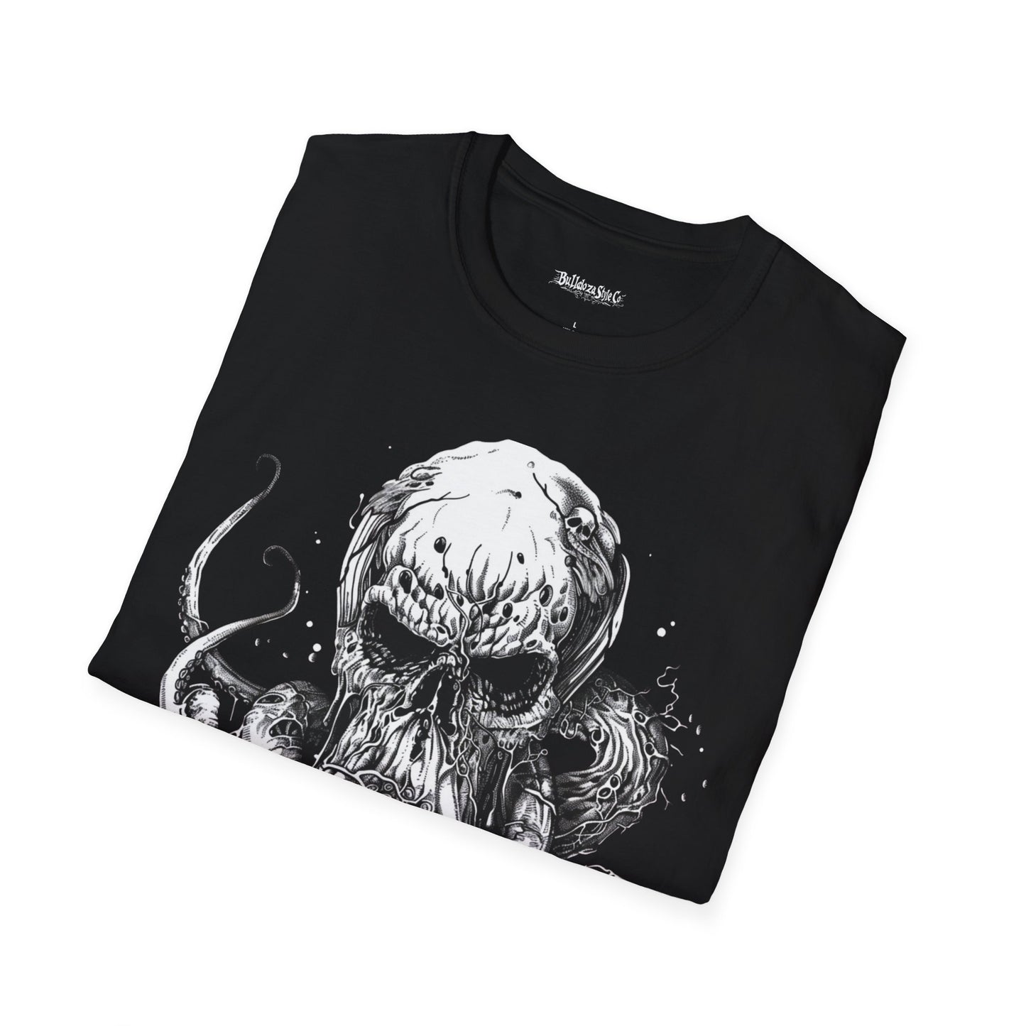 Kraken Skull, Death Metal Tee, Goth Tee, Horror Tee