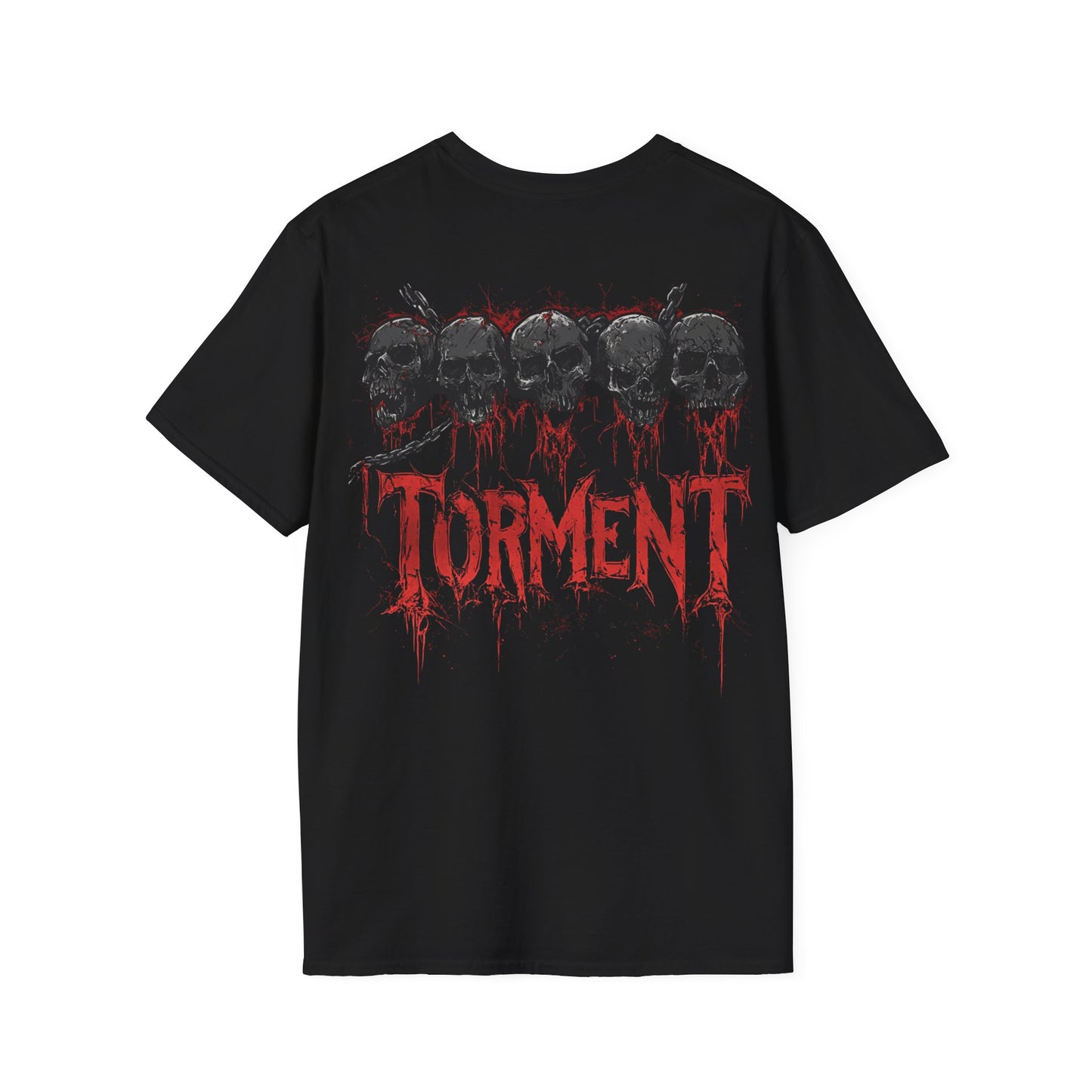 Skullbound Torment, Death Metal Tee, Goth Tee, Horror Tee