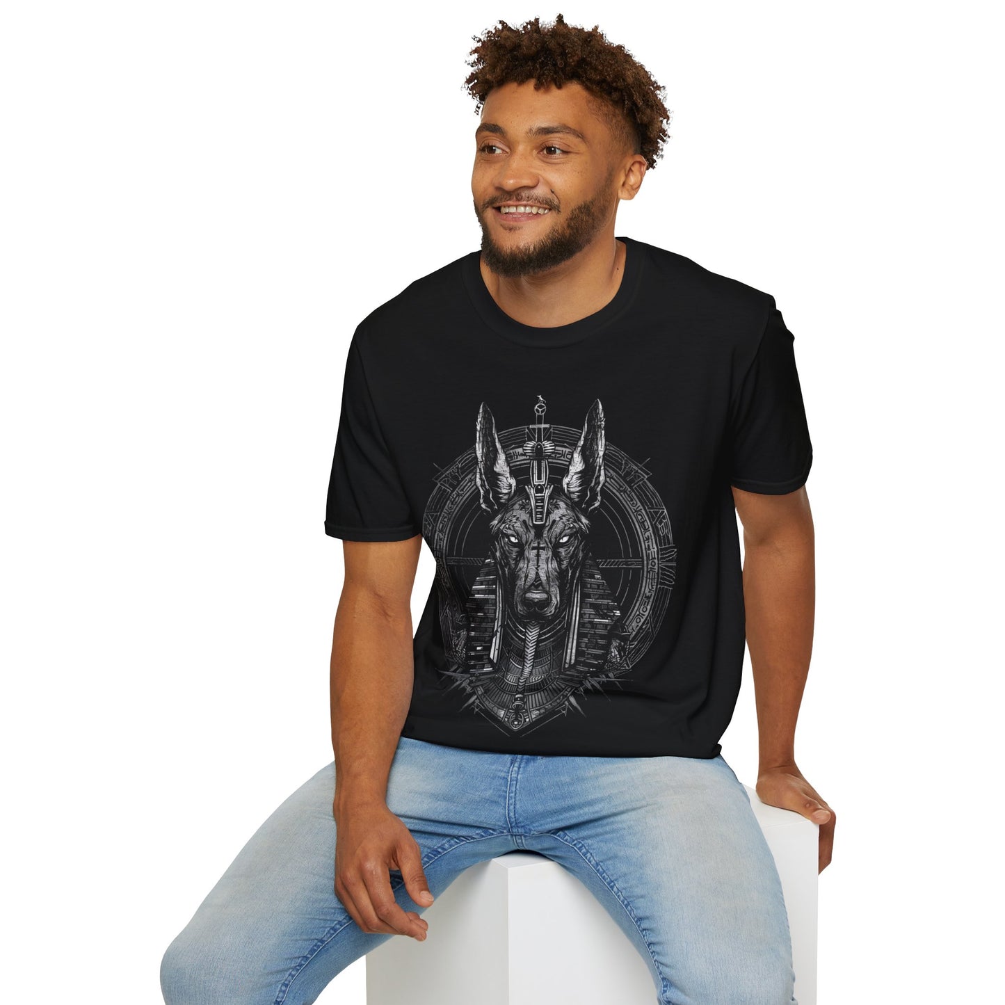 Cyber Anubis, Death Metal Tee, Goth Tee, Horror Tee