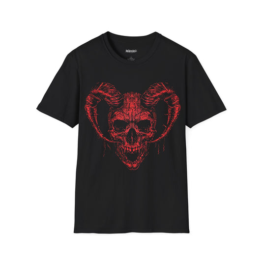 Demon Horns Reign, Death Metal Tee, Goth Tee, Horror Tee