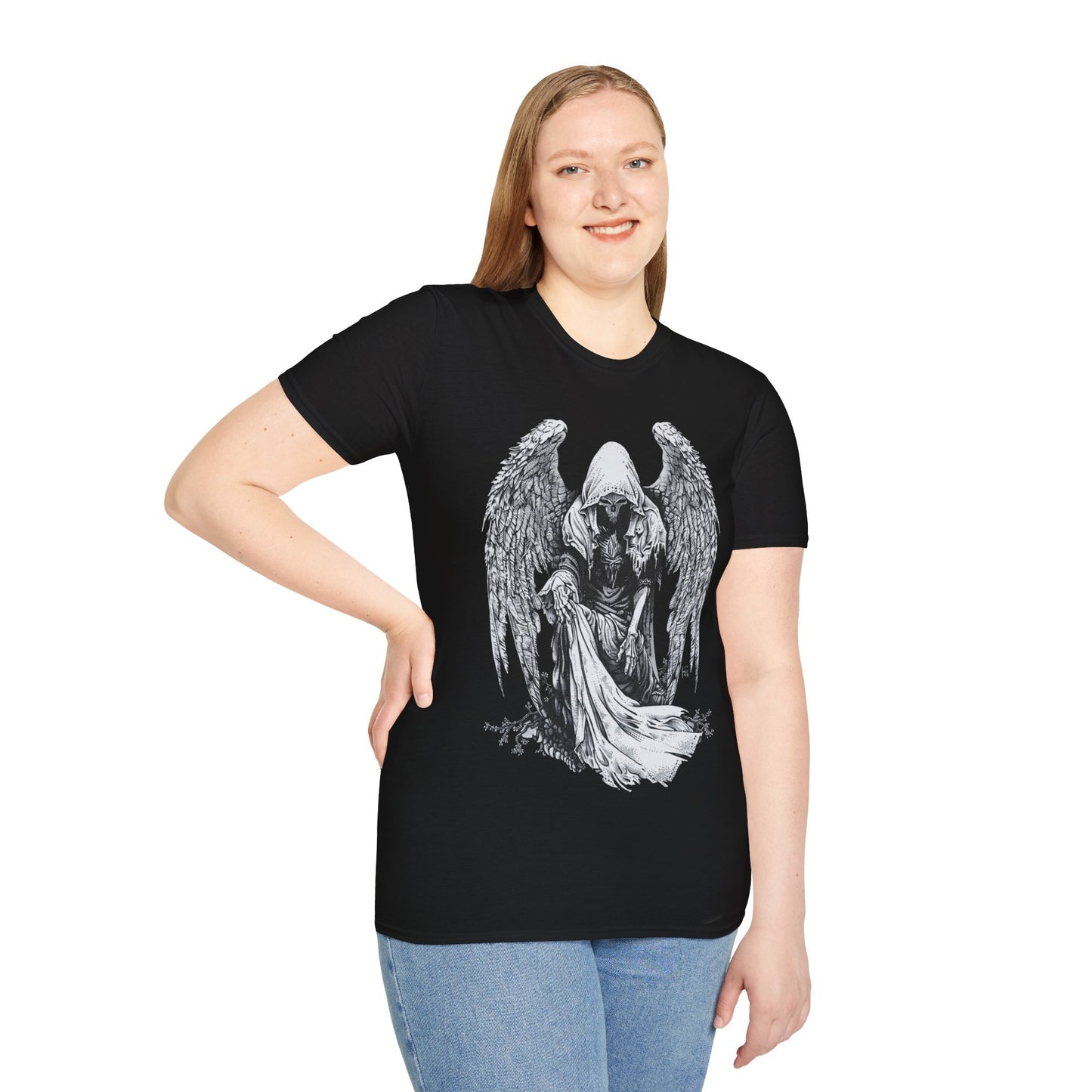 Angel of Ruin, Death Metal Tee, Goth Tee, Horror Tee