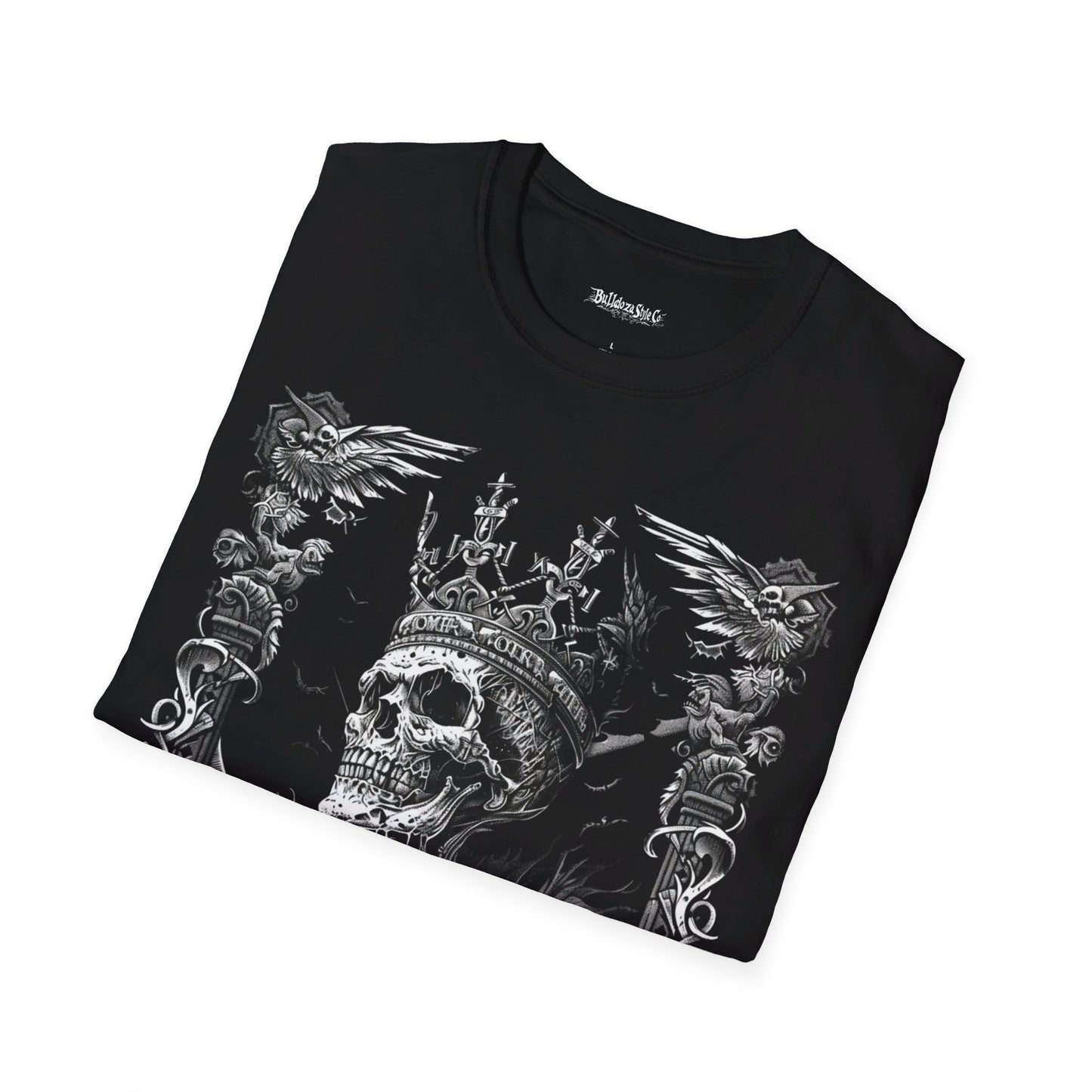 Zombie King Graphic Tee, Death Metal Graphic Tee 14, Death Metal Tee, Death Metal T-Shirt, Death Metal, Goth Tee, Goth T-Shirt, Goth, Goth, Grunge, Metal, Punk, Emo, Rock, Horror, Style,