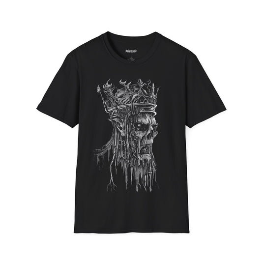 Zombie King Tee, Death Metal Graphic Tee 82, Death Metal Tee, Death Metal T-Shirt, Death Metal, Goth Tee, Goth T-Shirt, Goth, Goth, Grunge, Metal, Punk, Emo, Rock, Horror