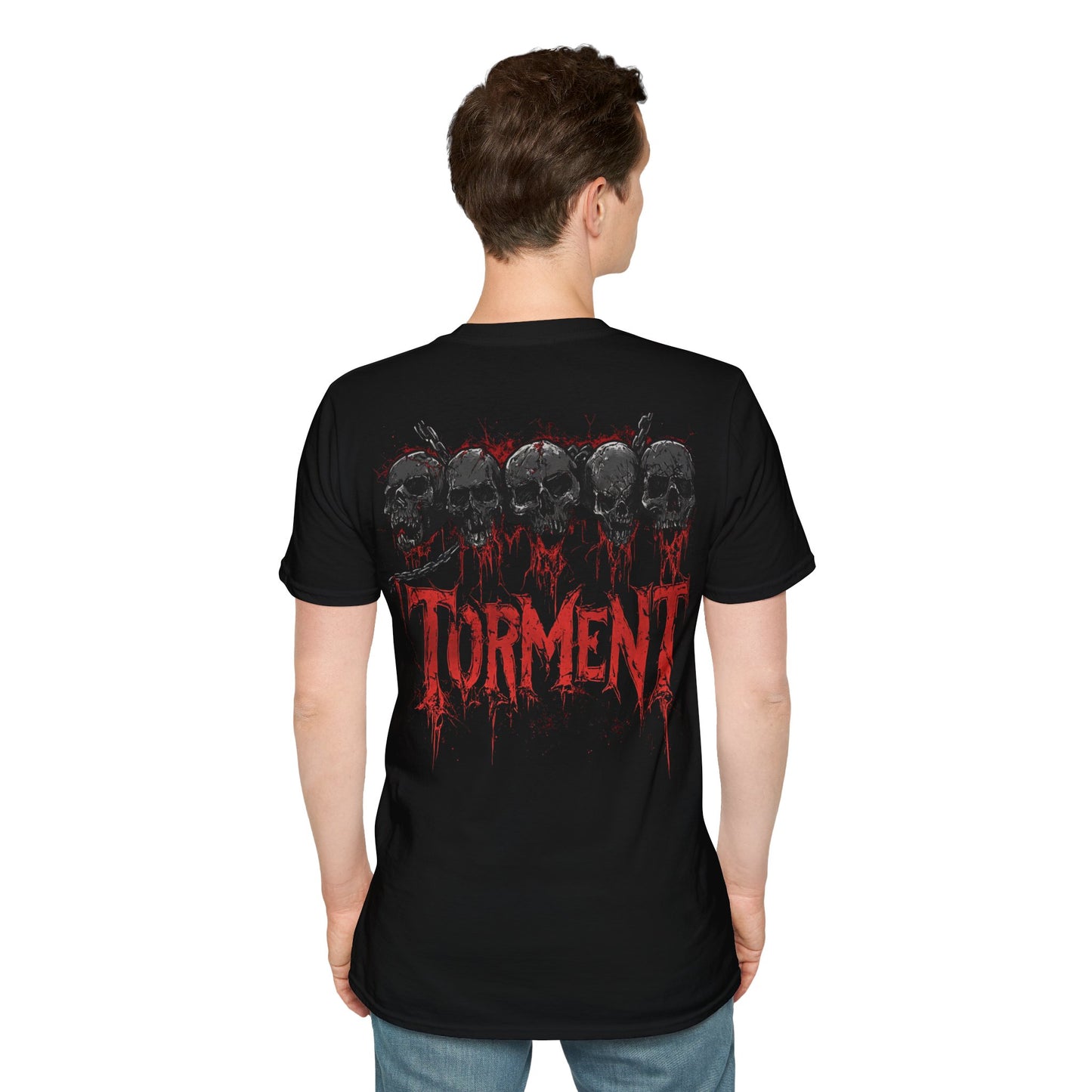 Skullbound Torment, Death Metal Tee, Goth Tee, Horror Tee