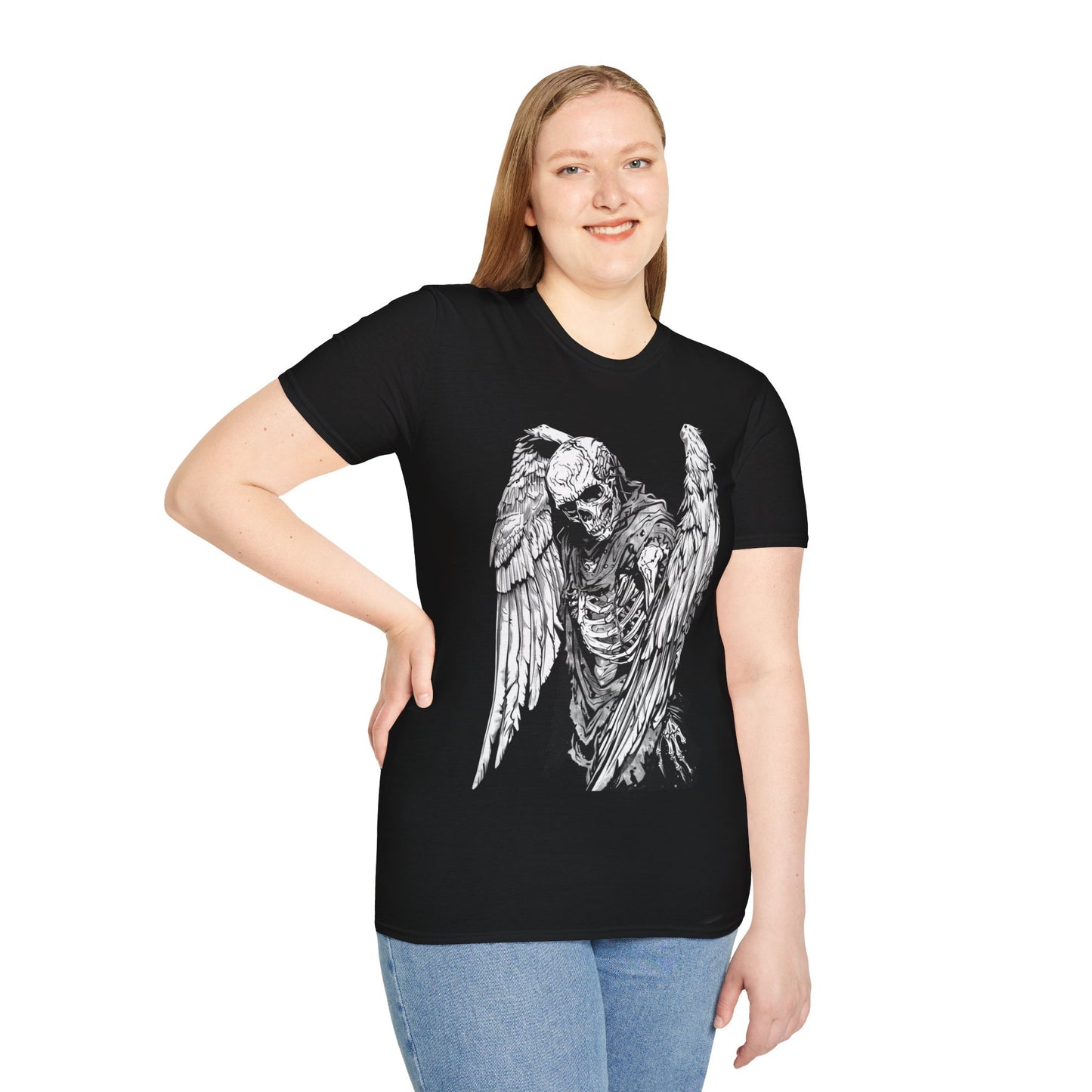 Death's Embrace, Death Metal Tee, Goth Tee, Horror Tee