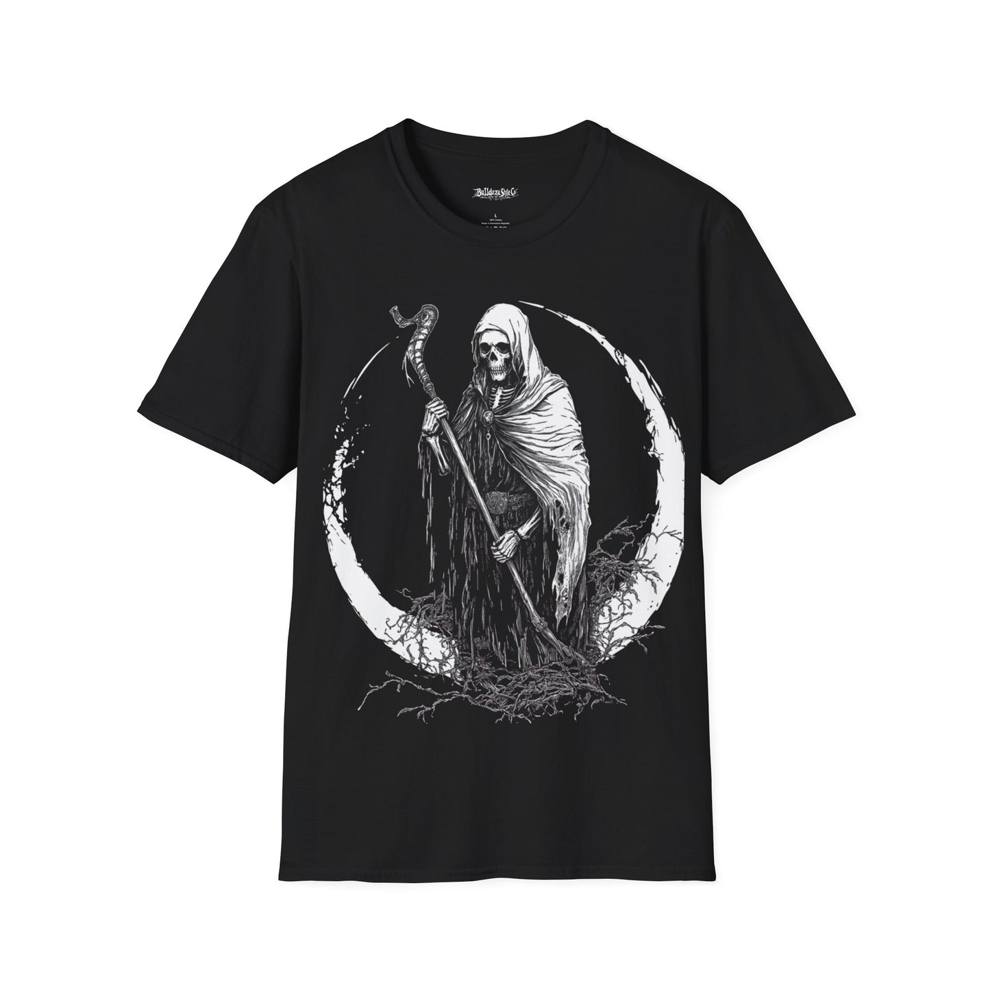 Lunar Reaper, Death Metal Tee, Goth Tee, Horror Tee