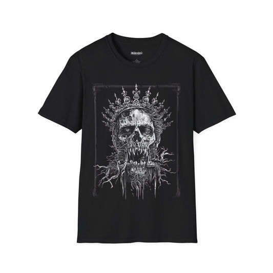 Zombie King Tee, Death Metal Graphic Tee 113, Death Metal Tee, Death Metal T-Shirt, Death Metal, Goth Tee, Goth T-Shirt, Goth, Goth, Grunge, Metal, Punk, Emo, Rock, Horror