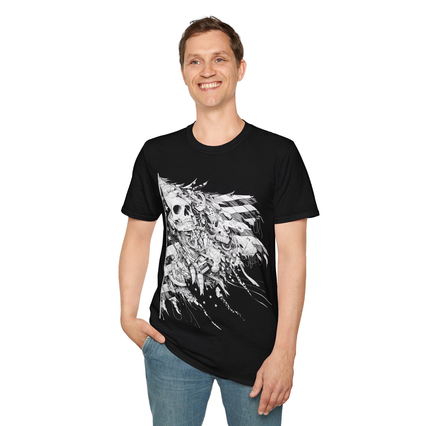 Fallen Empire, Death Metal Tee, Goth Tee, Horror Tee