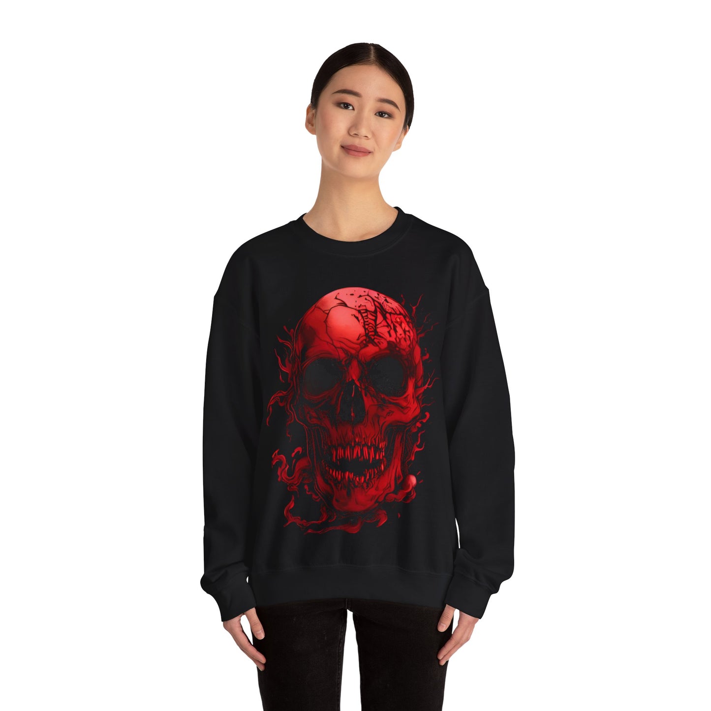 Death Metal Unisex Heavy Blend™ Crewneck Sweatshirt s1