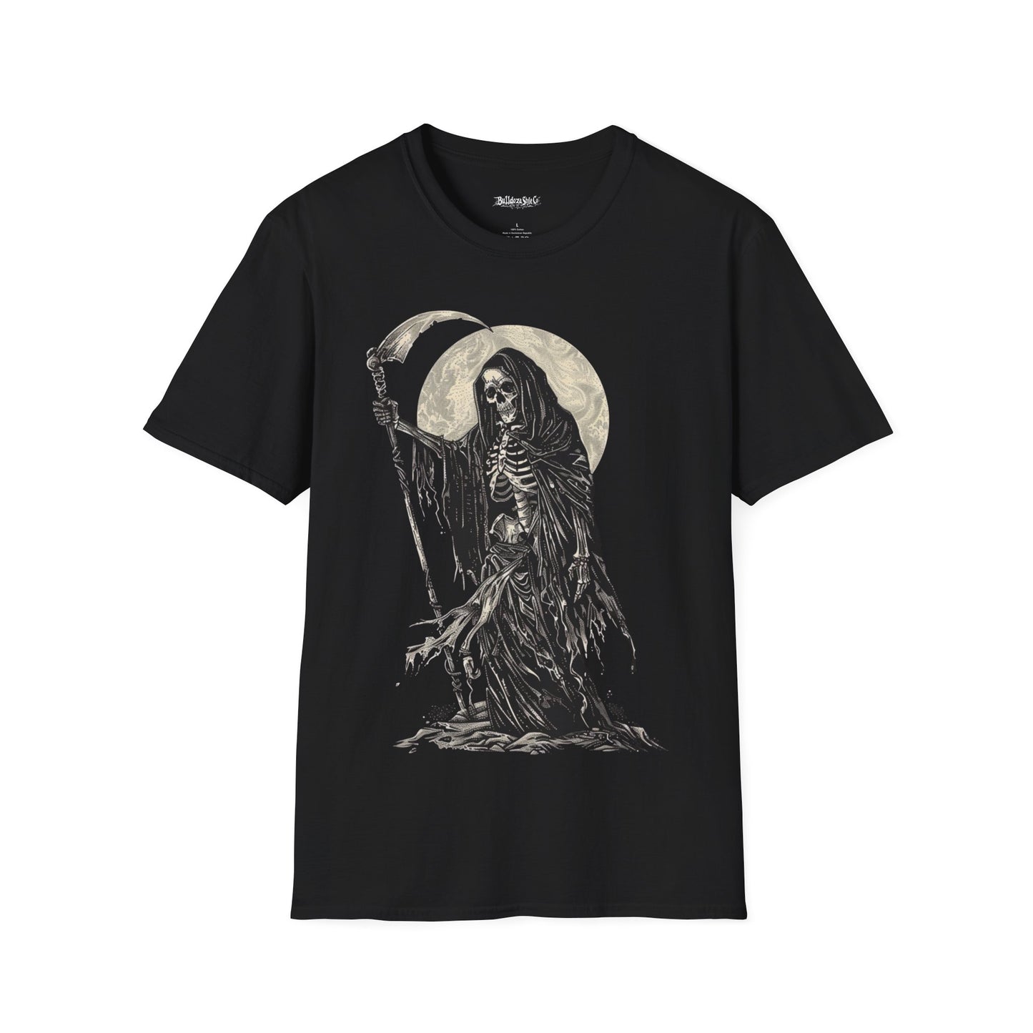 Moonlit Reaper, Death Metal Tee, Goth Tee, Horror Tee