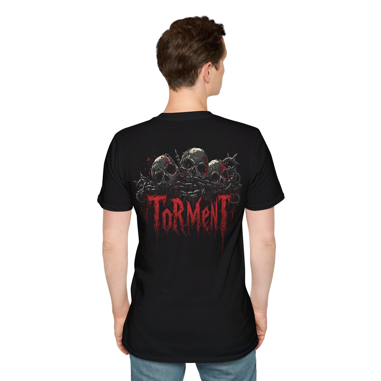 "TORMENT" Death Metal Tee 13 , Death Metal Graphic Tee, Heavy Metal Tee, Heavy Metal, Goth T-Shirt, Goth, Goth, Grunge, Metal, Punk, Emo, Rock, Horror