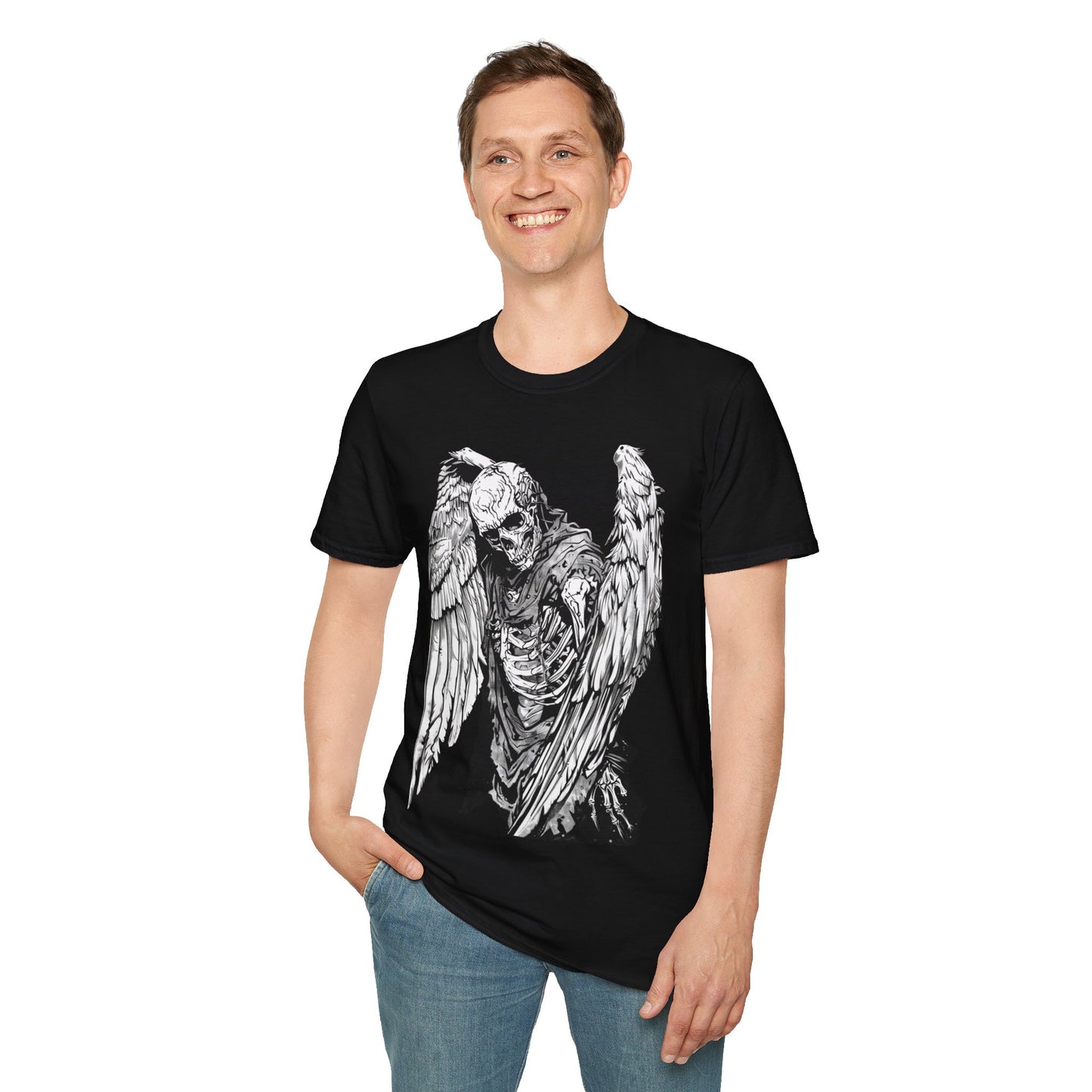 Death's Embrace, Death Metal Tee, Goth Tee, Horror Tee