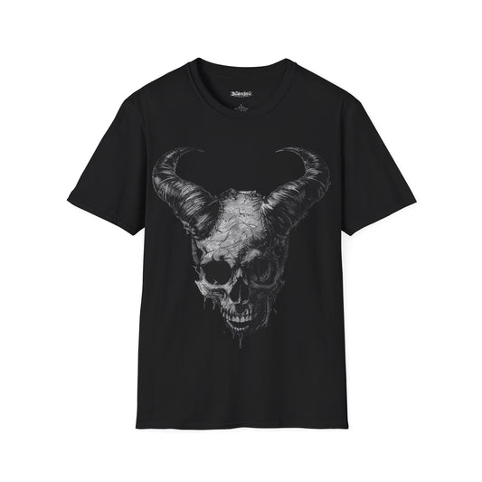 Horned Wrath, Death Metal Tee, Goth Tee, Horror Tee