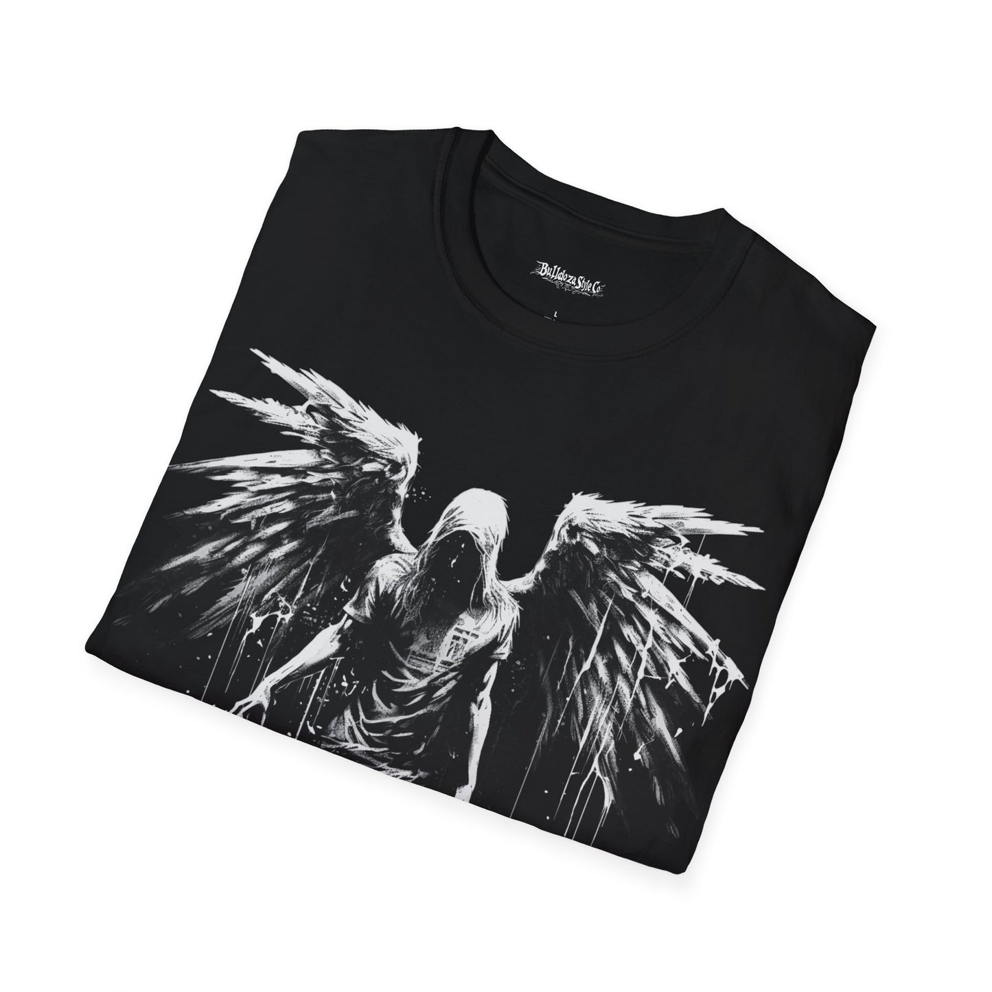 Angel Wings, Death Metal Tee, Goth Tee, Horror Tee