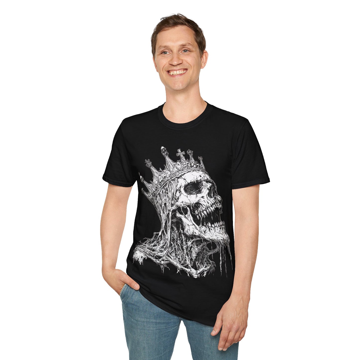 Throne Rot, Death Metal Tee, Goth Tee, Horror Tee