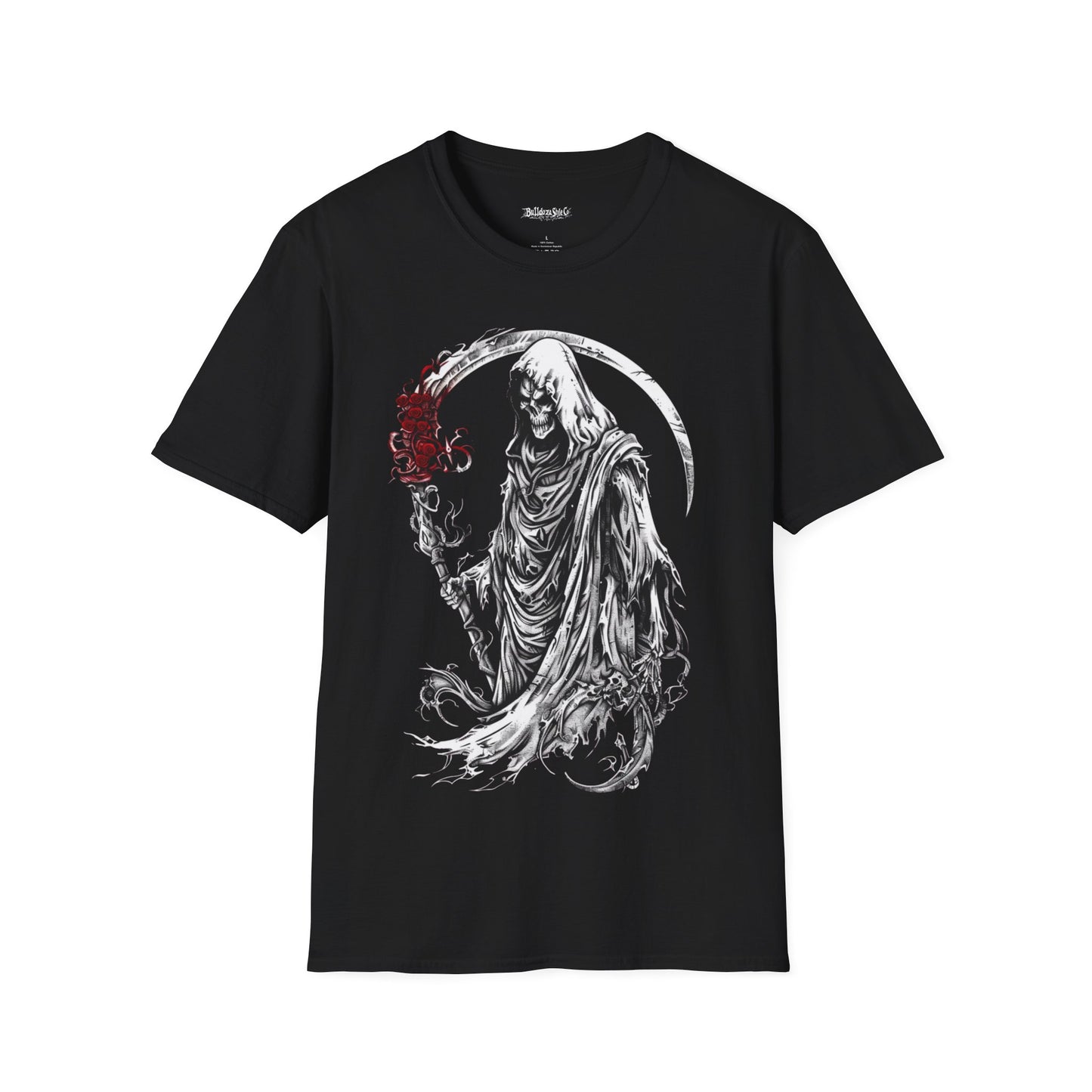 Inferno Reaper, Death Metal Tee, Goth Tee, Horror Tee