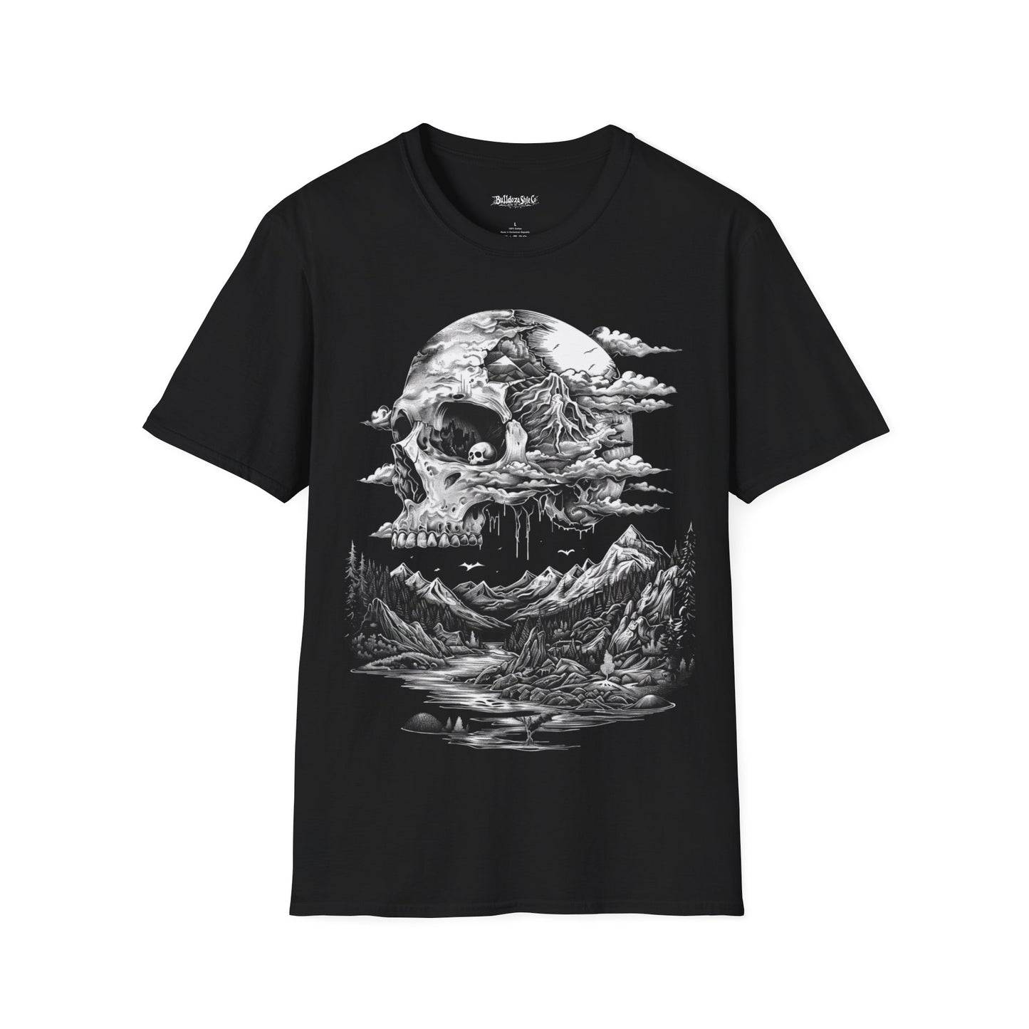 Mountain of Death, Death Metal Tee, Goth Tee, Horror Tee