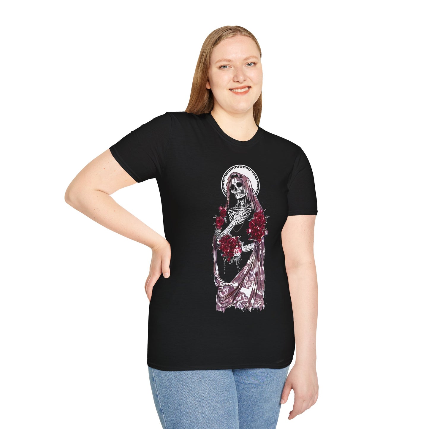 Sacred Rose, Death Metal Tee, Goth Tee, Horror Tee