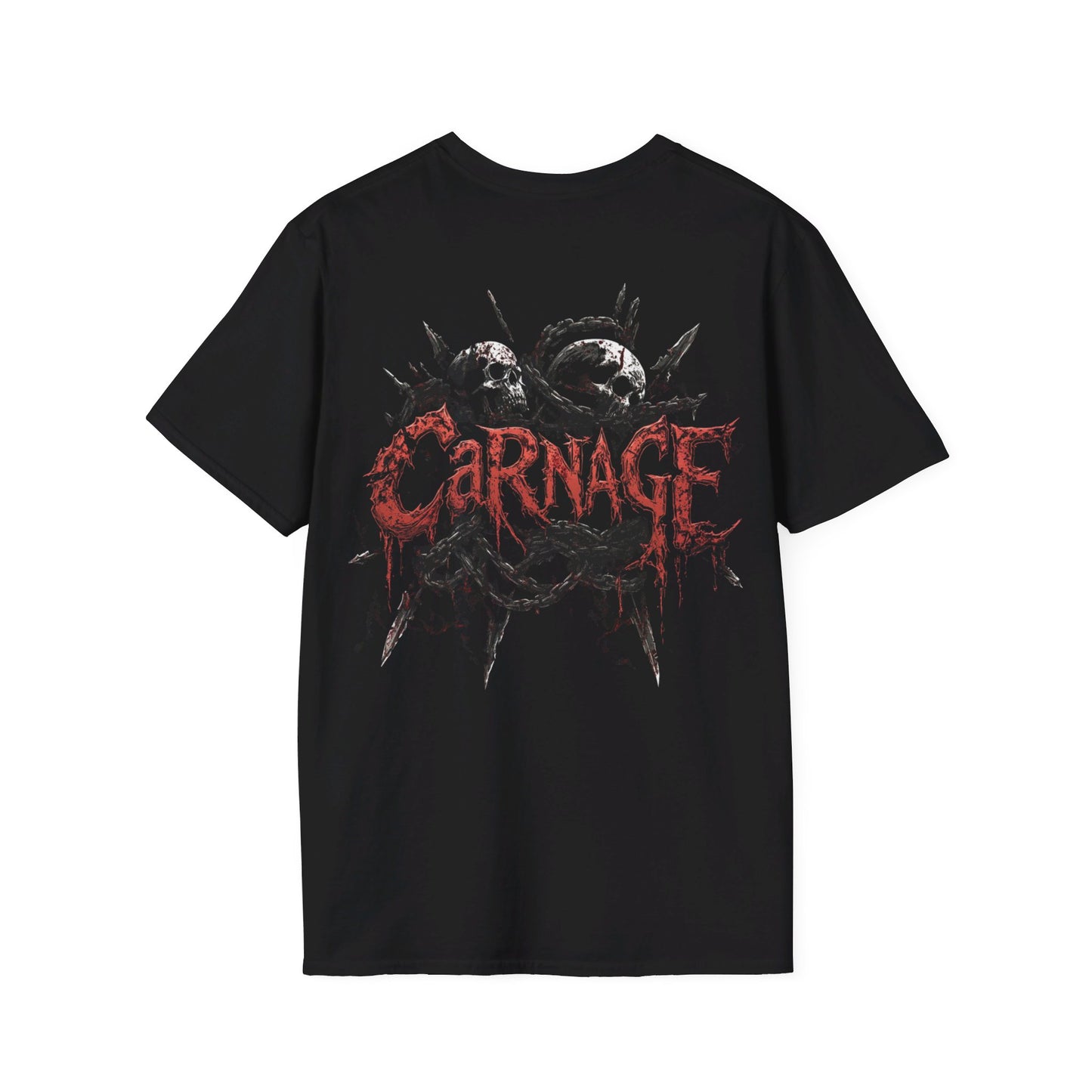 "CARNAGE" Death Metal Tee 5 , Death Metal Graphic Tee, Heavy Metal Tee, Heavy Metal, Goth T-Shirt, Goth, Goth, Grunge, Metal, Punk, Emo, Rock, Horror