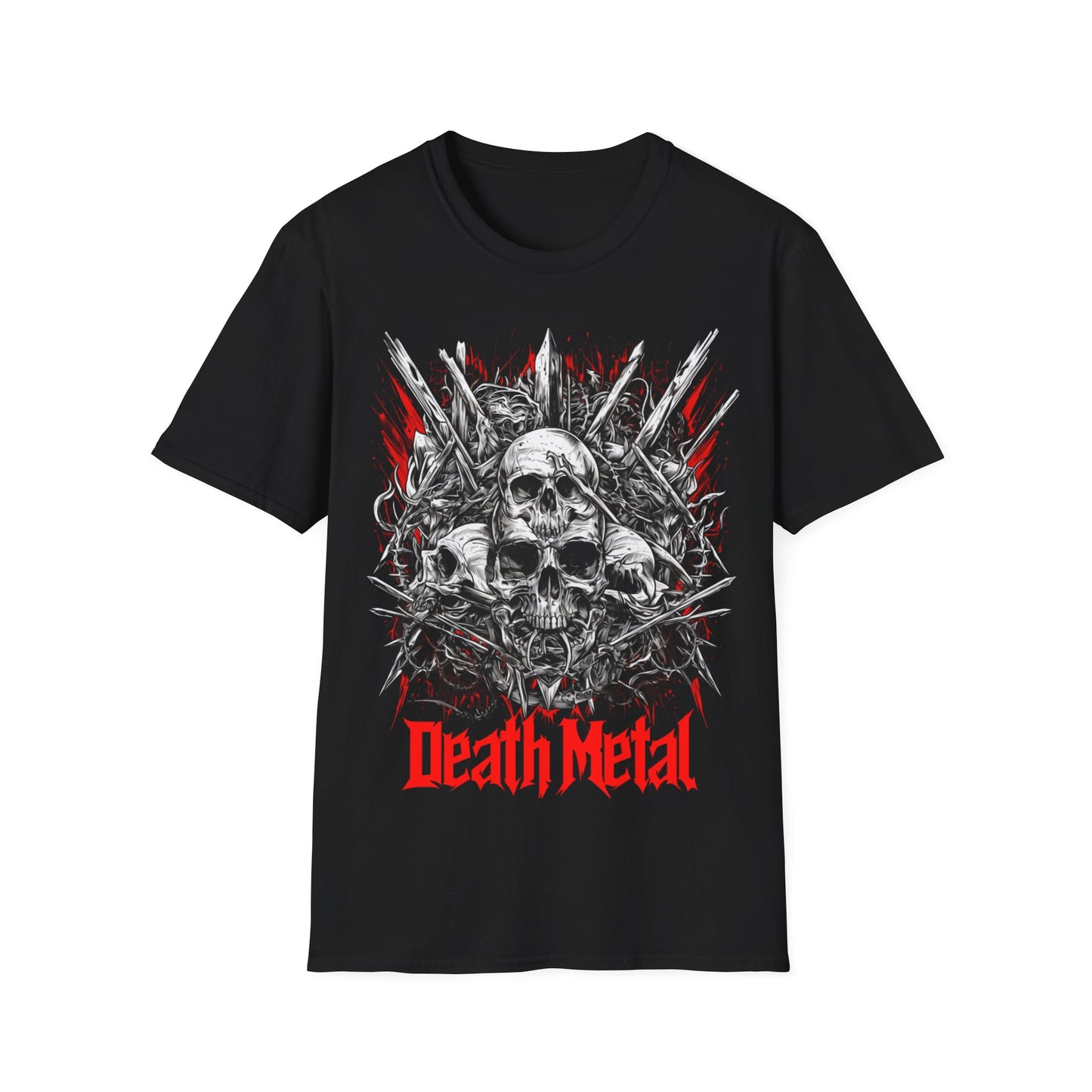 Death Metal Graphic Tee 3, Death Metal Tee, Goth, Grunge, Metal, Punk, Emo, Rock, Horror, Style, Bold